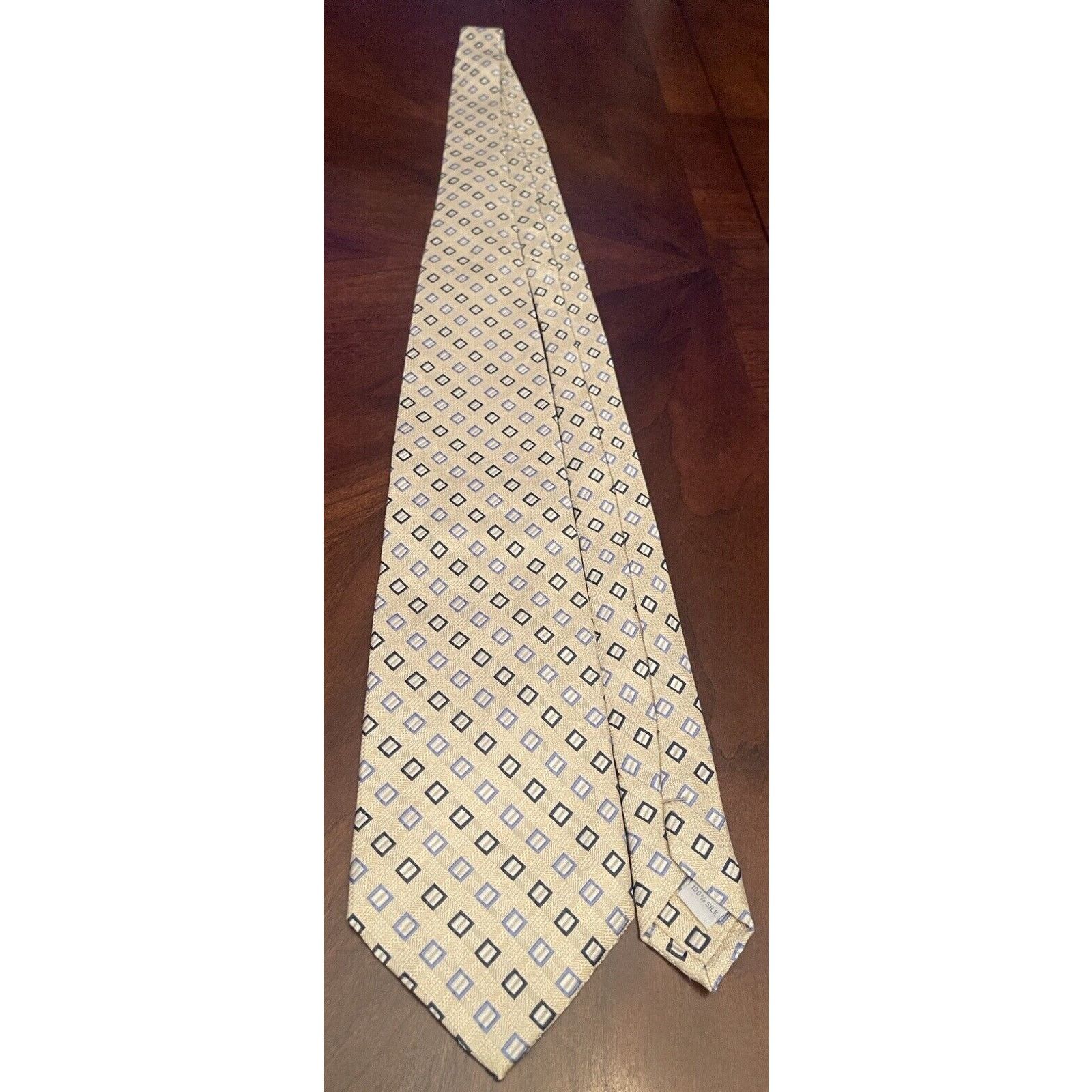 Burma Bibas Burma Bibas 100% Silk Men’s Neck Tie Made In China Size ONE SIZE - 3 Thumbnail