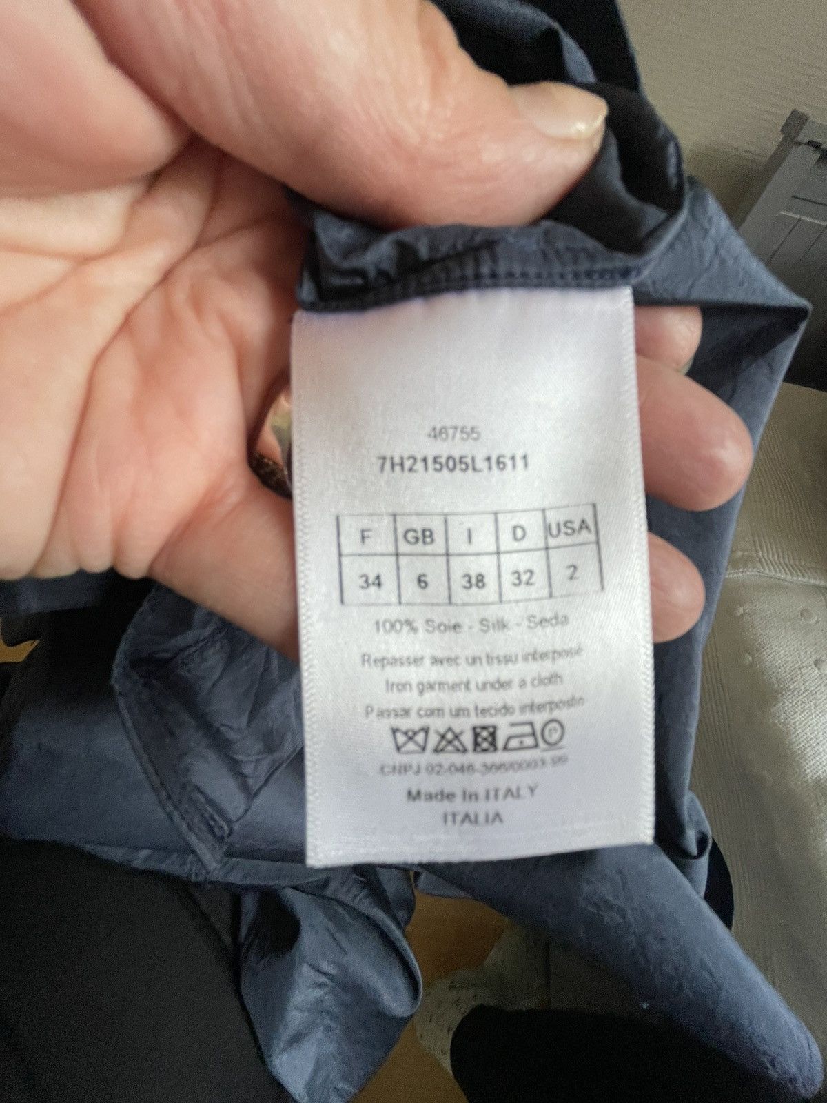 Dior CHRISTIAN DIOR Silk blouse. Size XS / US 0-2 / IT 36-38 - 8 Thumbnail