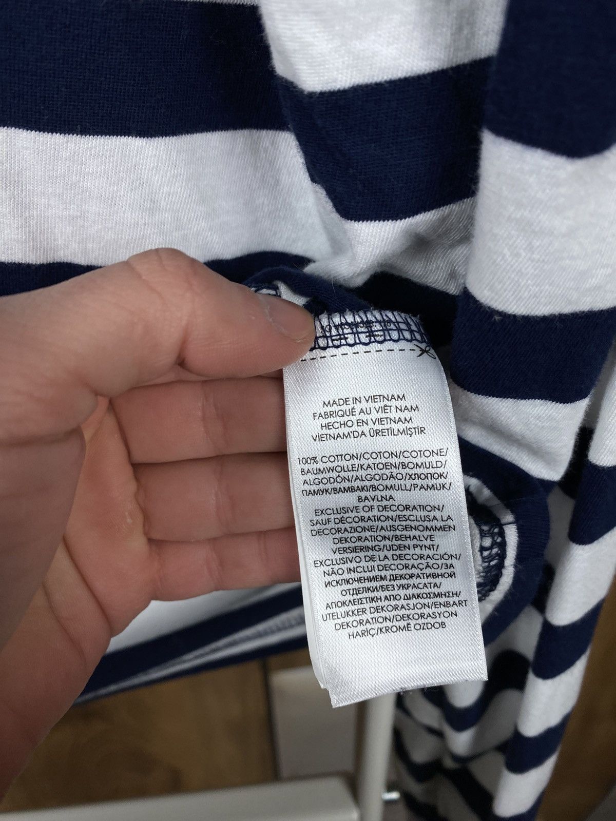 Polo Ralph Lauren 🎠Vintage Hoodie Polo Ralph Lauren Striped Luxury VTG Tee🎠 Size US M / EU 48-50 / 2 - 15 Thumbnail