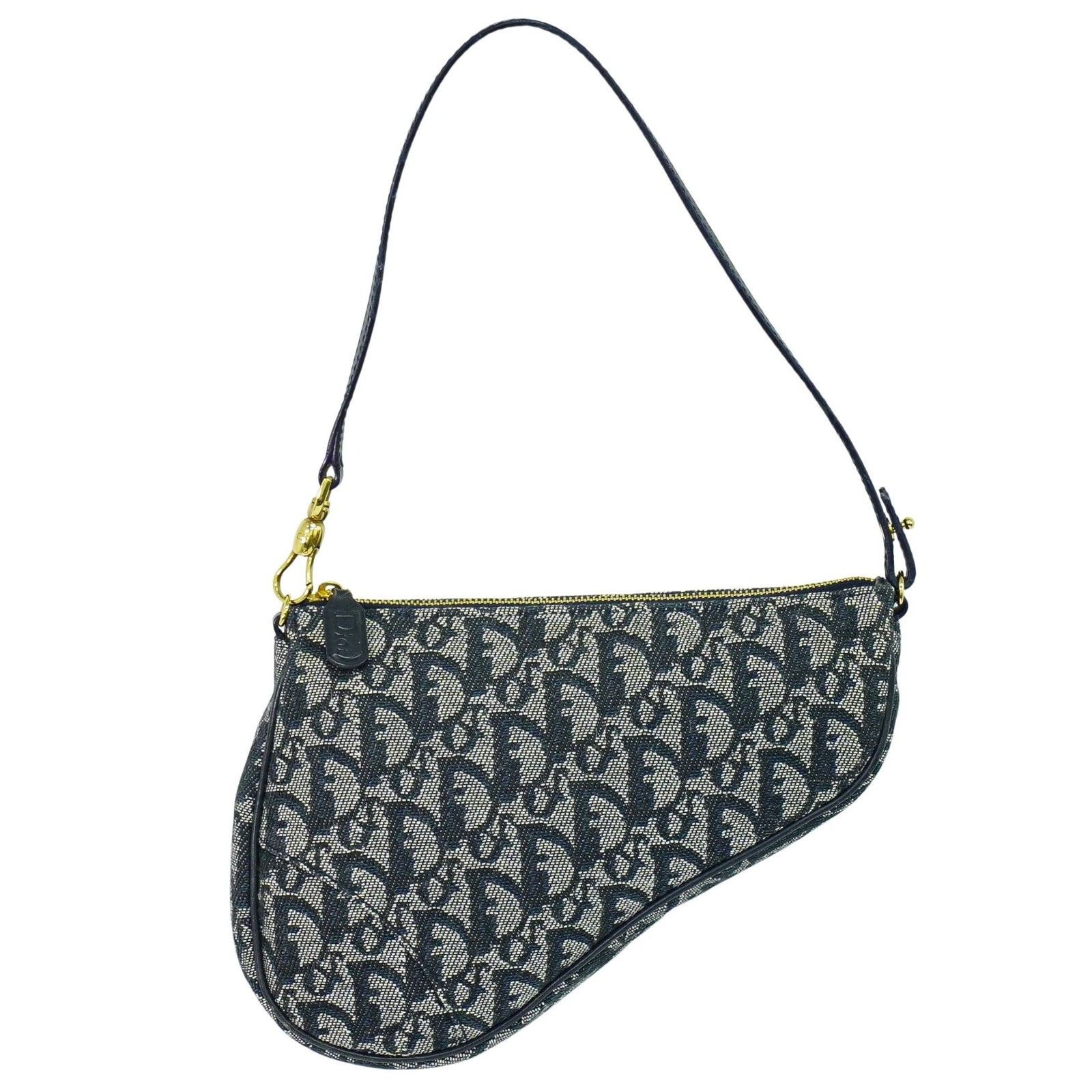 Dior Christian Dior Vintage Saddle Bag Diorissimo Coated Canvas Size ONE SIZE - 1 Thumbnail