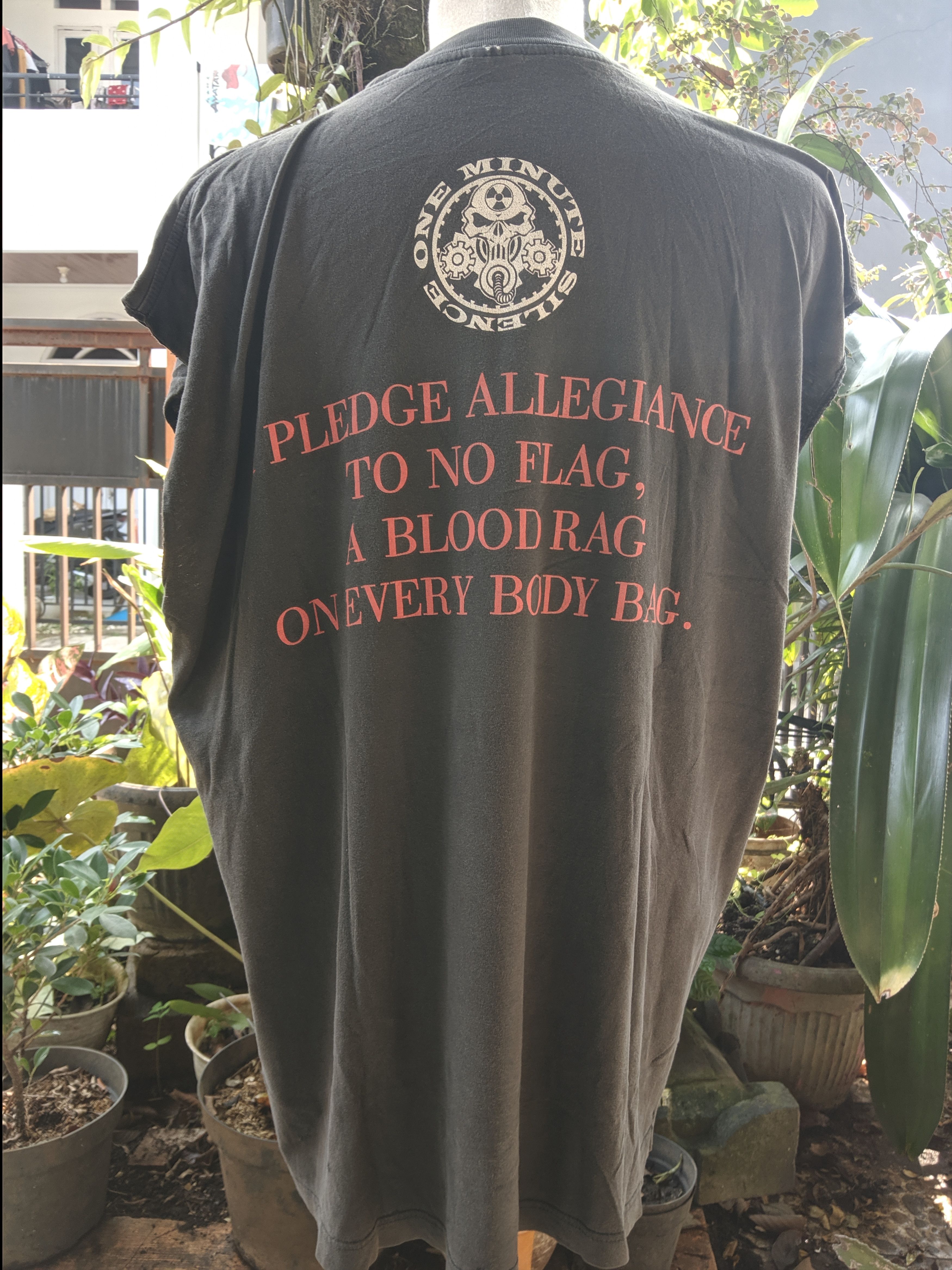 Band Tees × Rap Tees × Vintage 🌹ONE MINUTE SILENCE -XL- 🌹 Size US XL / EU 56 / 4 - 8 Thumbnail