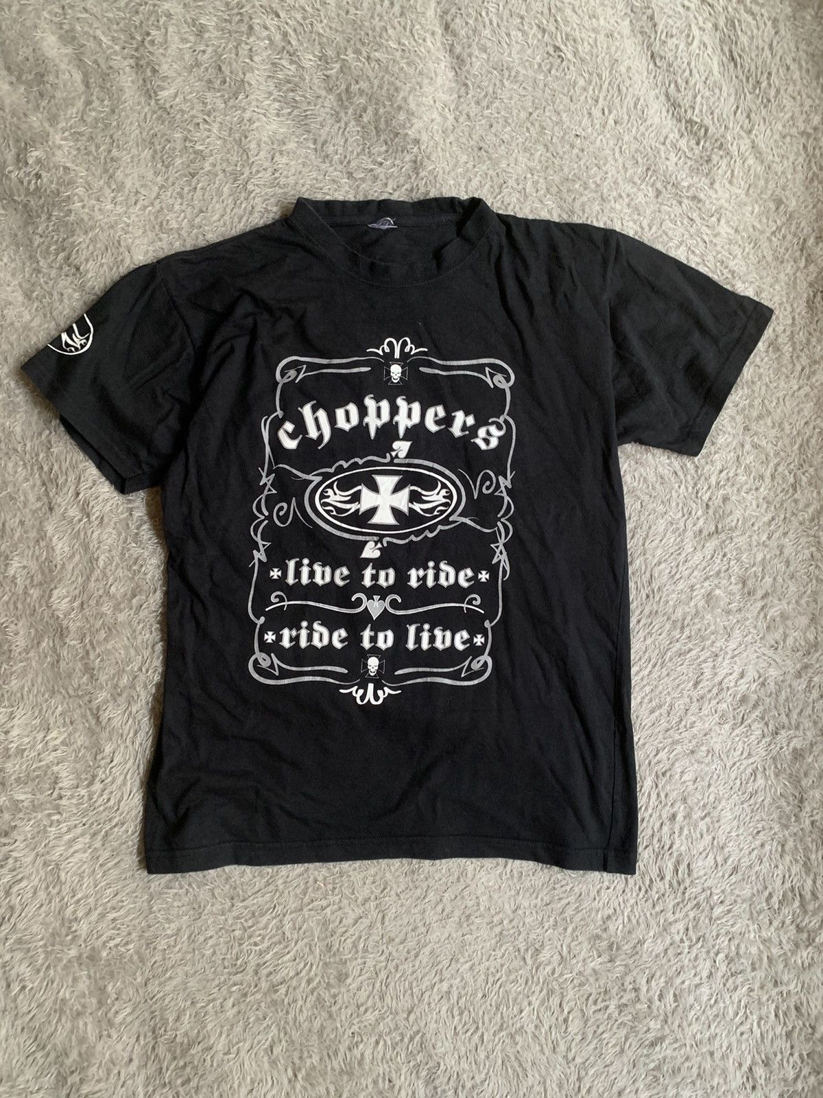 Other Vintage 00s West Coast Choppers Live to Ride Tee Size US M / EU 48-50 / 2 - 1 Thumbnail