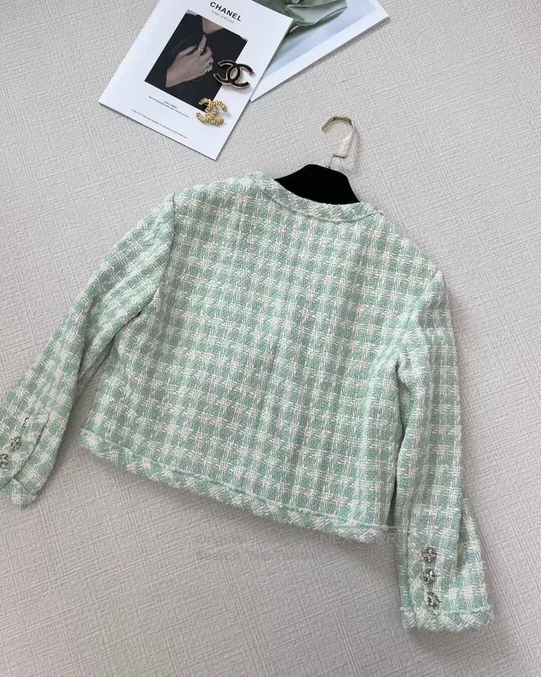 Chanel Chanel 23S green jacket Size XS / US 0-2 / IT 36-38 - 4 Thumbnail