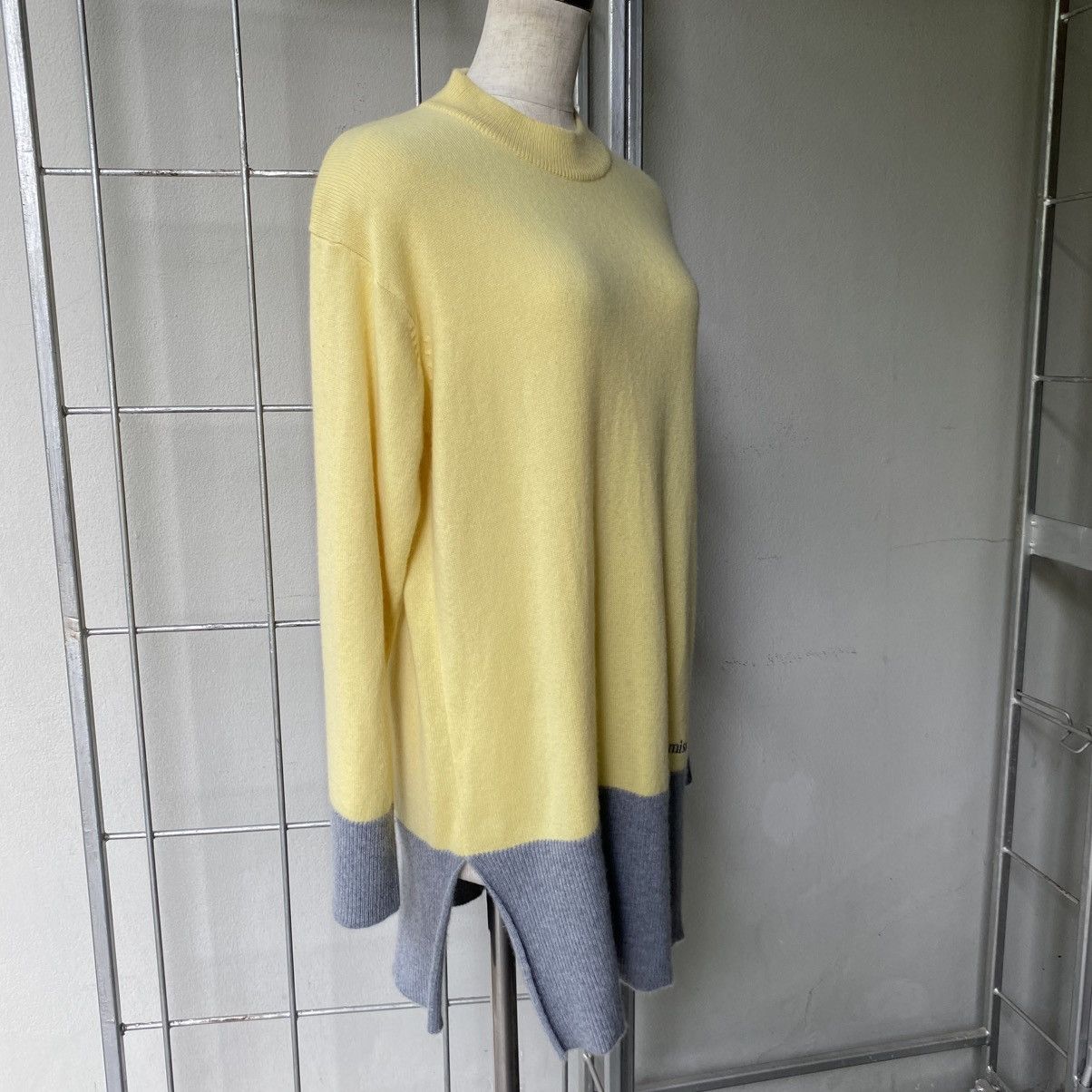 Chloe Miss chloe Yellow and Gray Colorblock Knit Sweater Dress Size S / US 4 / IT 40 - 14 Thumbnail