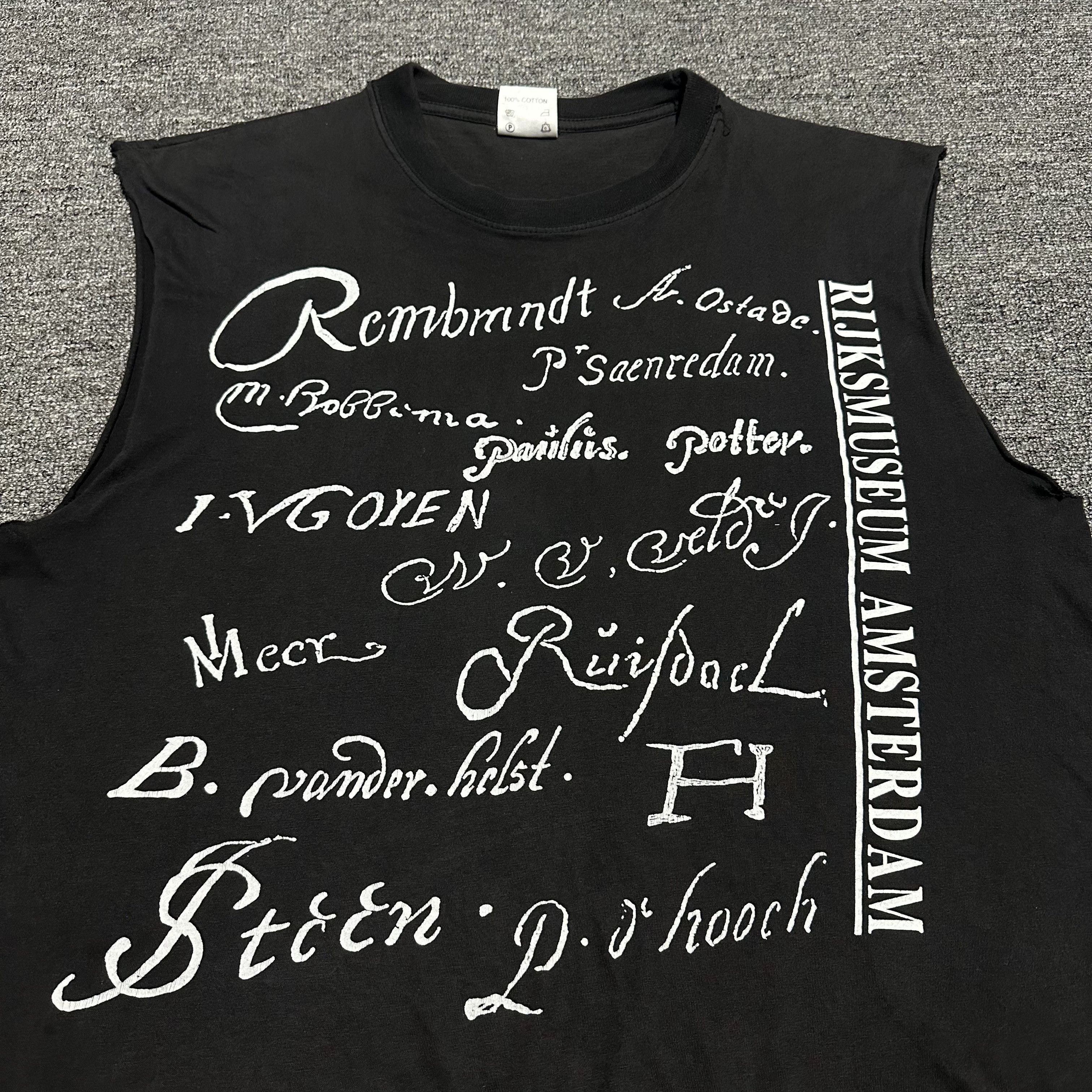 Japanese Brand Vintage Signature Rijksmuseum Amsterdam Tanktop Size US M / EU 48-50 / 2 - 2 Thumbnail