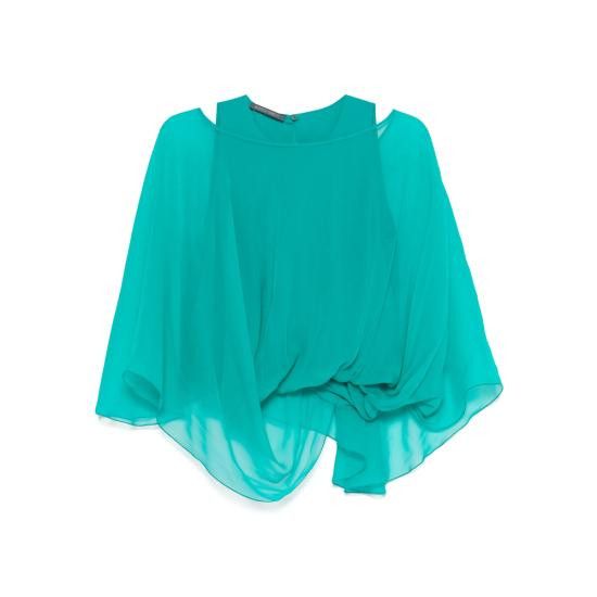 Alberta Ferretti ALBERTA FERRETTI Women Tops 0114 A0805 370 GREEN Size M / US 6-8 / IT 42-44 - 1 Thumbnail
