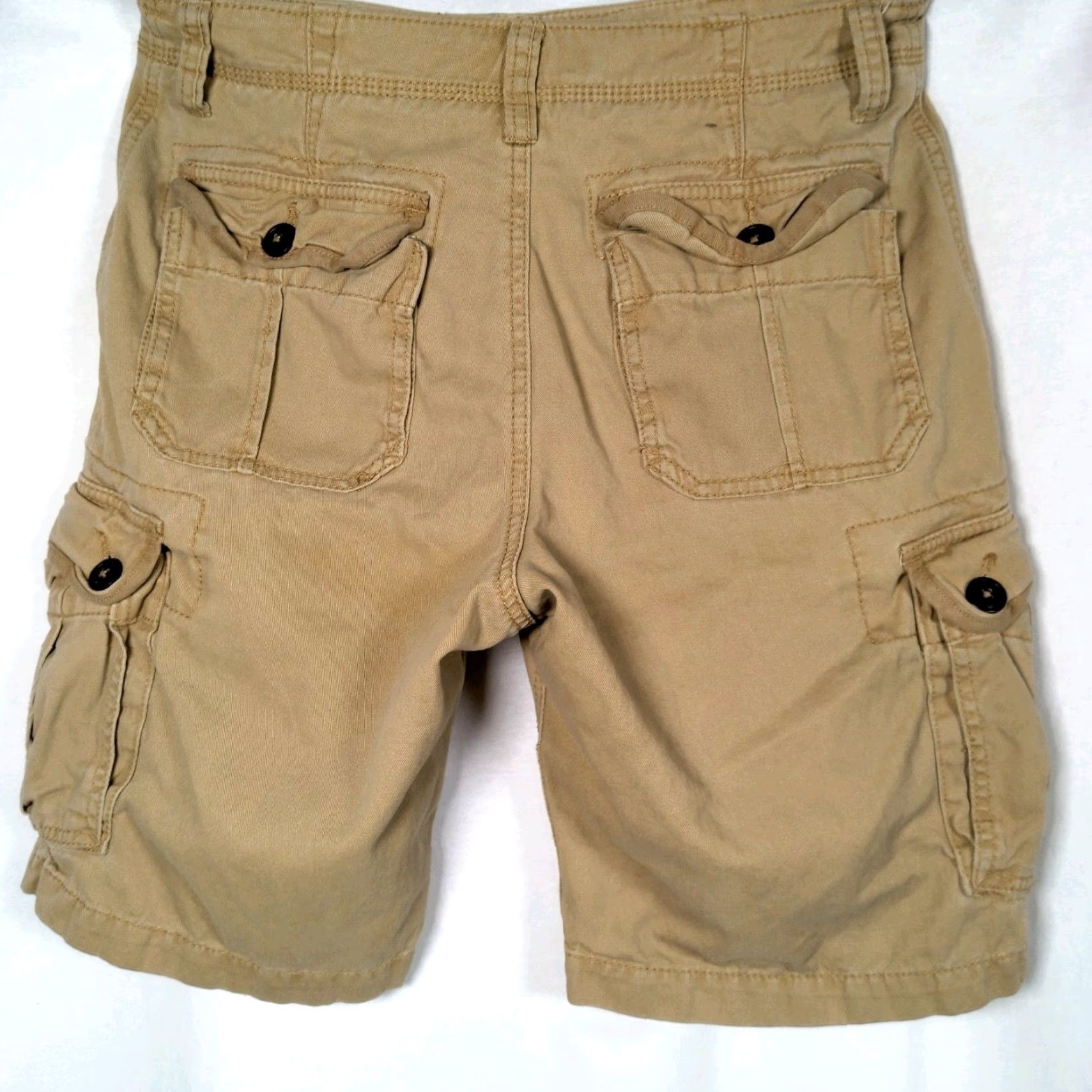 Vintage VINTAGE Aeropostale Cargo Shorts Men 30 Brown Cotton Cargo Shorts 30x9.5 Mens Brown Summer Casual Workwear Baggy-Utility Size US 30 / EU 46 - 2 Thumbnail