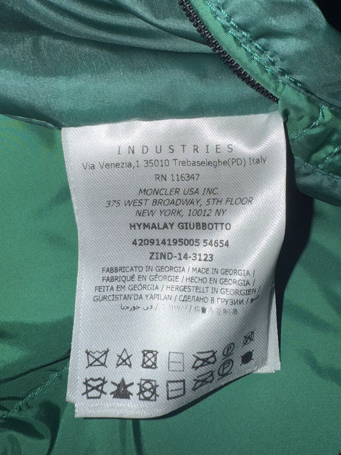 Moncler MONCLER SHORT DOWN JACKET (GREEN) Size US L / EU 52-54 / 3 - 9 Thumbnail