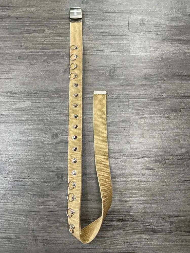 Number (N)ine Number Nine 01SS Logo Buckle Canvas Belt-2505 Size ONE SIZE - 1 Thumbnail