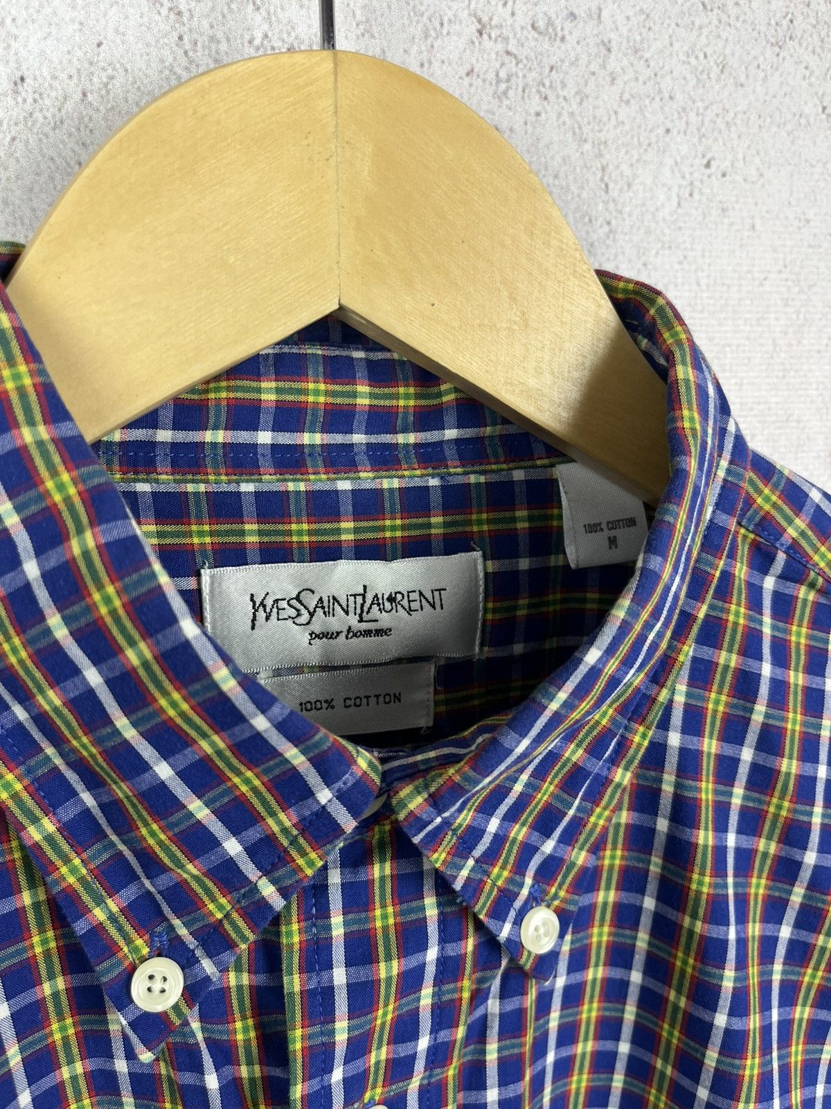 Yves Saint Laurent Vintage 90s Yves Saint Laurent YSL Shirt Rare Retro Y2K Hype Size US M / EU 48-50 / 2 - 7 Thumbnail