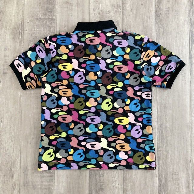 Bape BAPE Milo Multi camo Polo Shirt a bathing ape NIGO Size US S / EU 44-46 / 1 - 3 Thumbnail