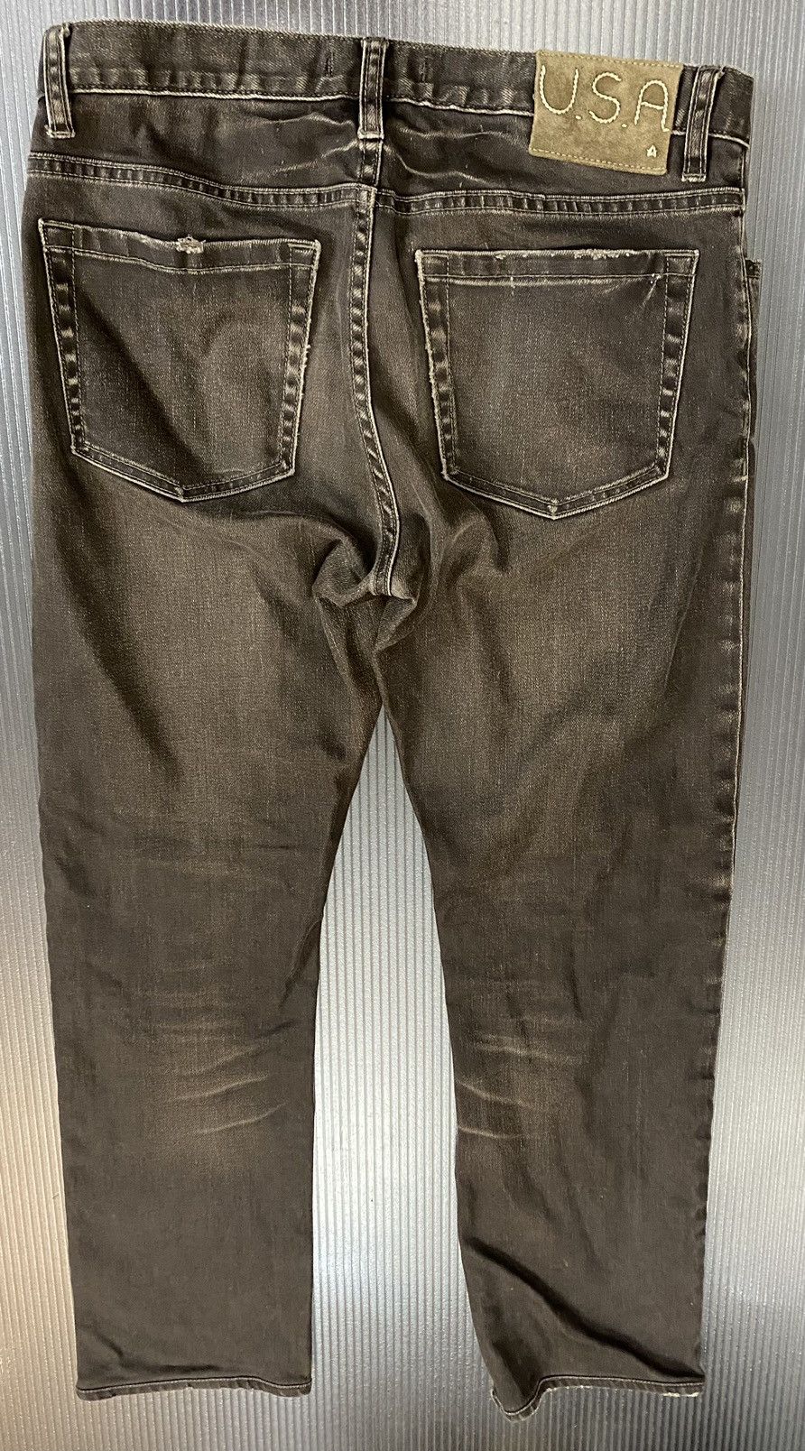 John Varvatos John Varvatos USA Asphalt Bowery Button fly jeans 32RG Size US 32 / EU 48 - 3 Thumbnail
