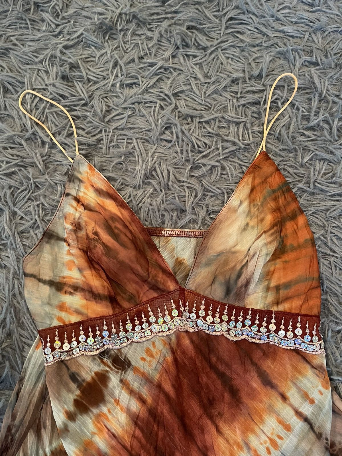 Vintage Y2K vintage Italian mesh JPG style cami tank top Size S / US 4 / IT 40 - 2 Thumbnail