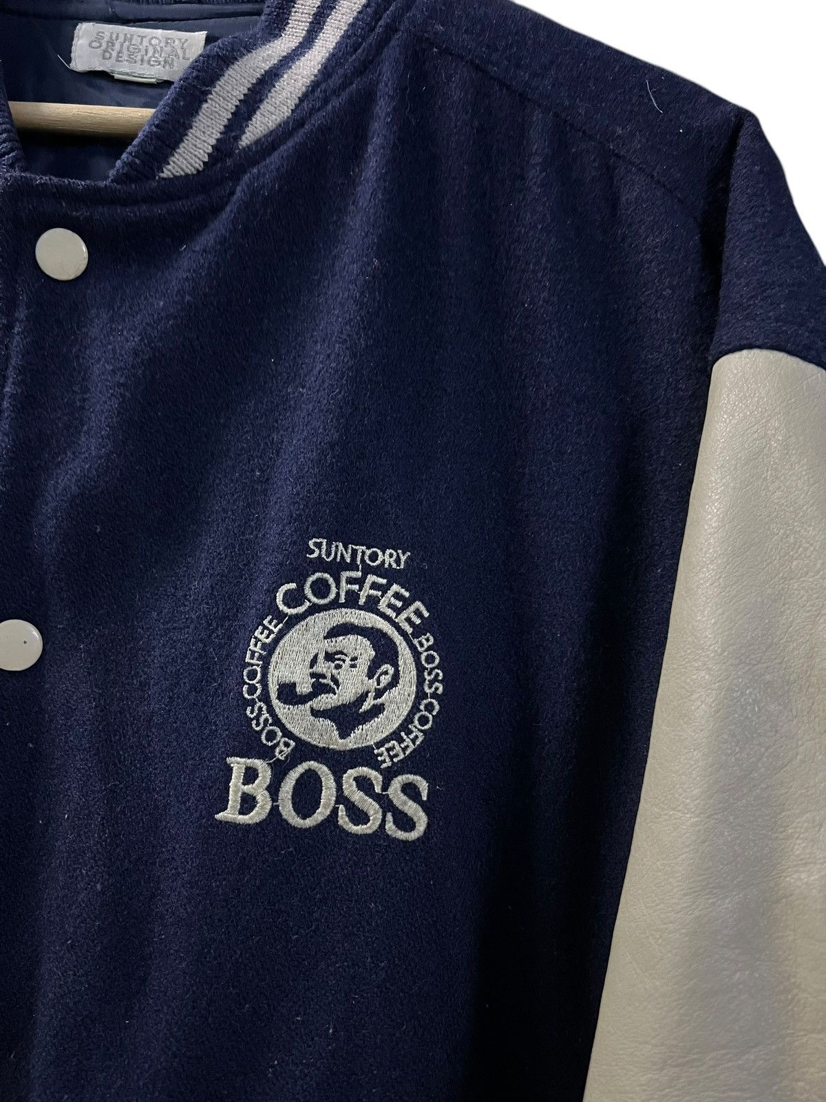 Japanese Brand × Vintage VINTAGE SUNTORY BOSS COFFEE WOOL EMBROIDERY SPELLOUT Size US L / EU 52-54 / 3 - 5 Thumbnail