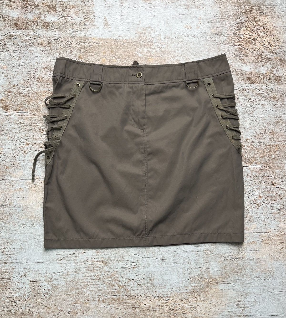 Vintage Vintage bondage mini skirt Size 28" / US 6 / IT 42 - 1 Thumbnail
