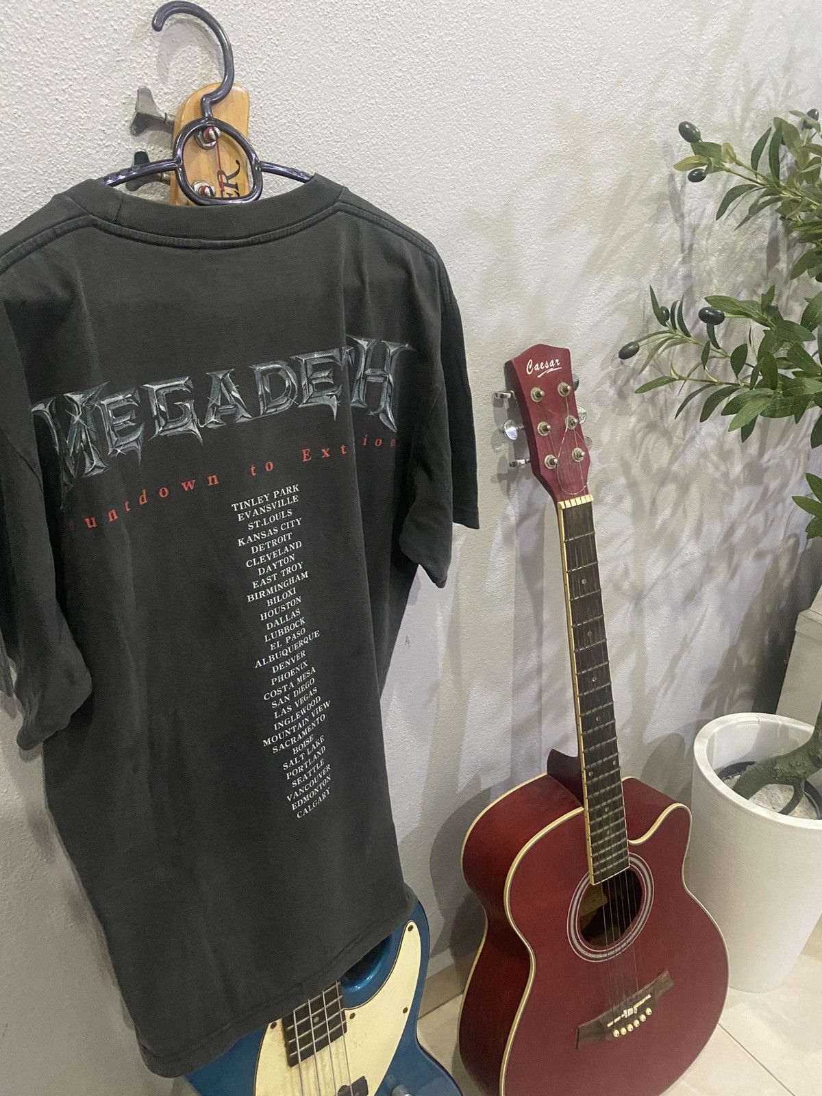 Band Tees × Vintage Vintage Megadeth Shirt Lion Print Size US L / EU 52-54 / 3 - 2 Thumbnail