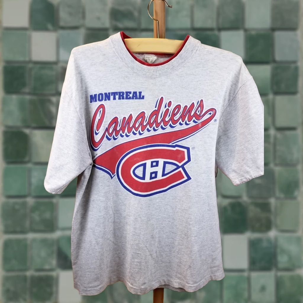 NFL VINTAGE 1992 MONTREAL CANADIANS NFL HOCKEY T-SHIRT SZ MEDIUM Size US M / EU 48-50 / 2 - 1 Thumbnail