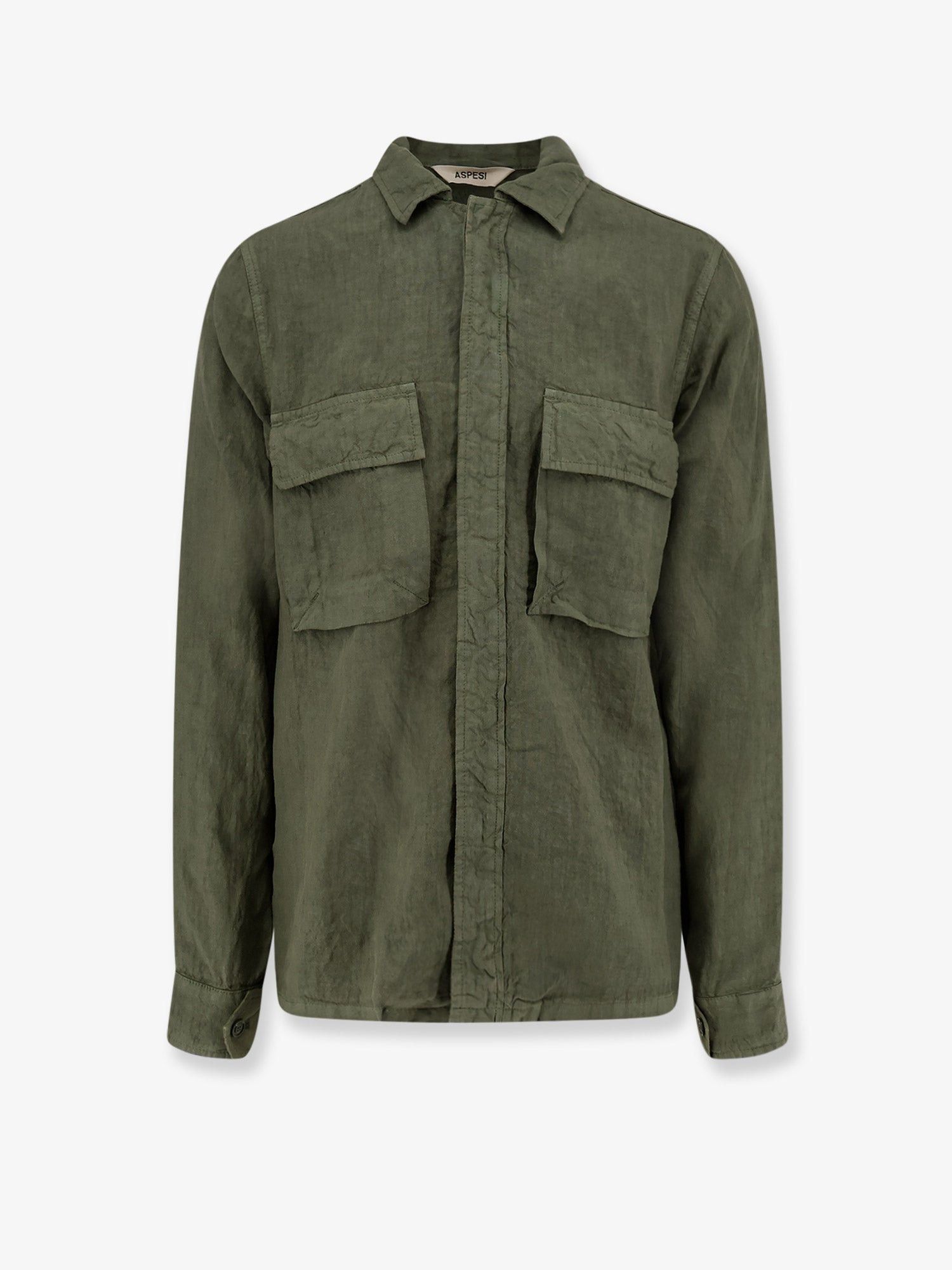 Aspesi Ri-Capa Linen Shirt Size US XL / EU 56 / 4 - 1 Thumbnail