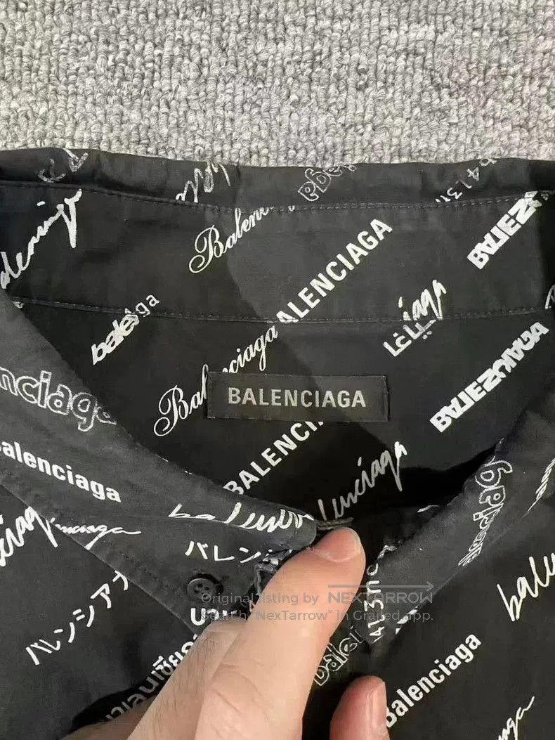 Balenciaga Balenciaga bullet comment letter logo long-sleeve shirt. Size US XS / EU 42 / 0 - 4 Thumbnail