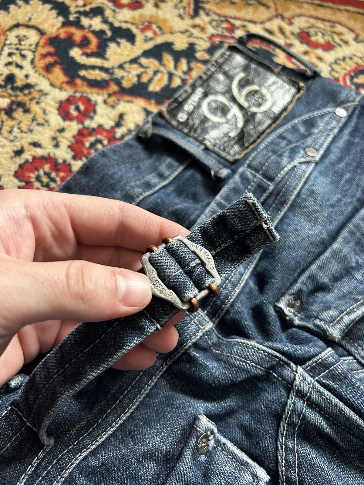 Other Vintage G-star denim pants big logo rare y2k streetwear Size US 34 / EU 50 - 4 Thumbnail