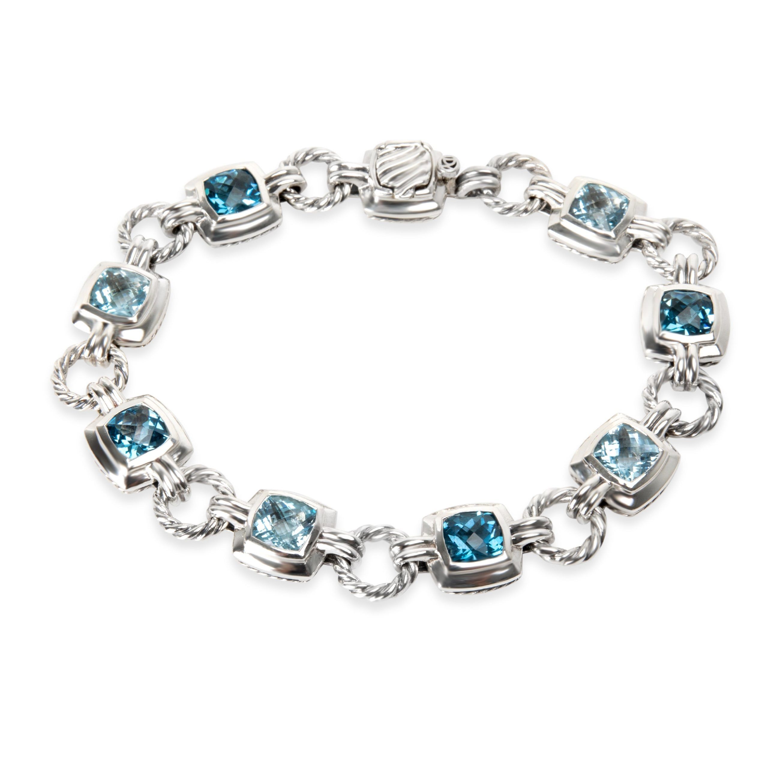 David Yurman Renaissance Topaz Bracelet in Sterling Silver