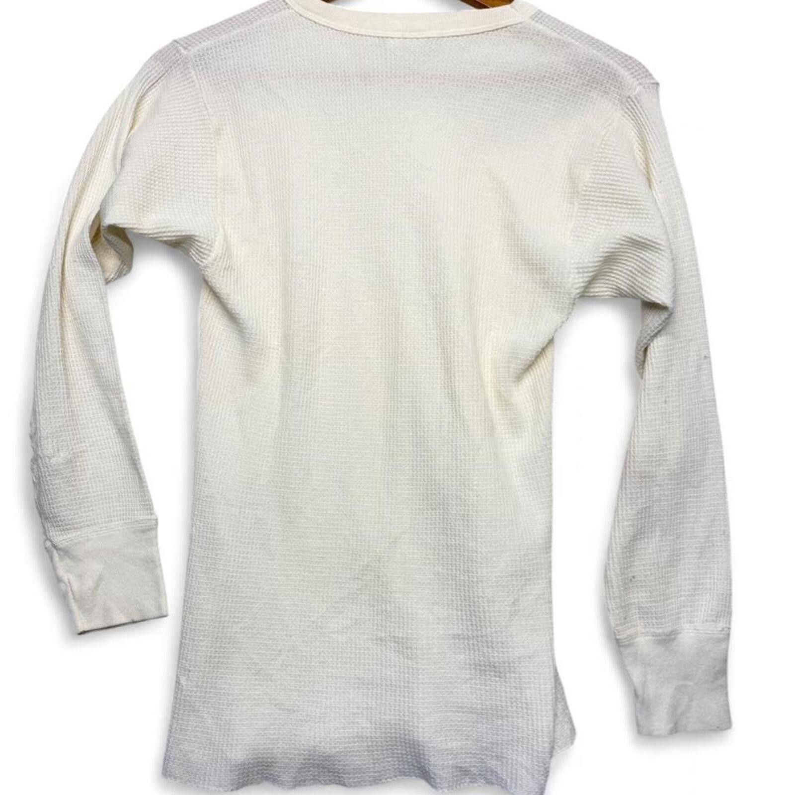Other Thrashed vintage Handtex 1980s thermal long sleeve Size M Size US M / EU 48-50 / 2 - 2 Thumbnail