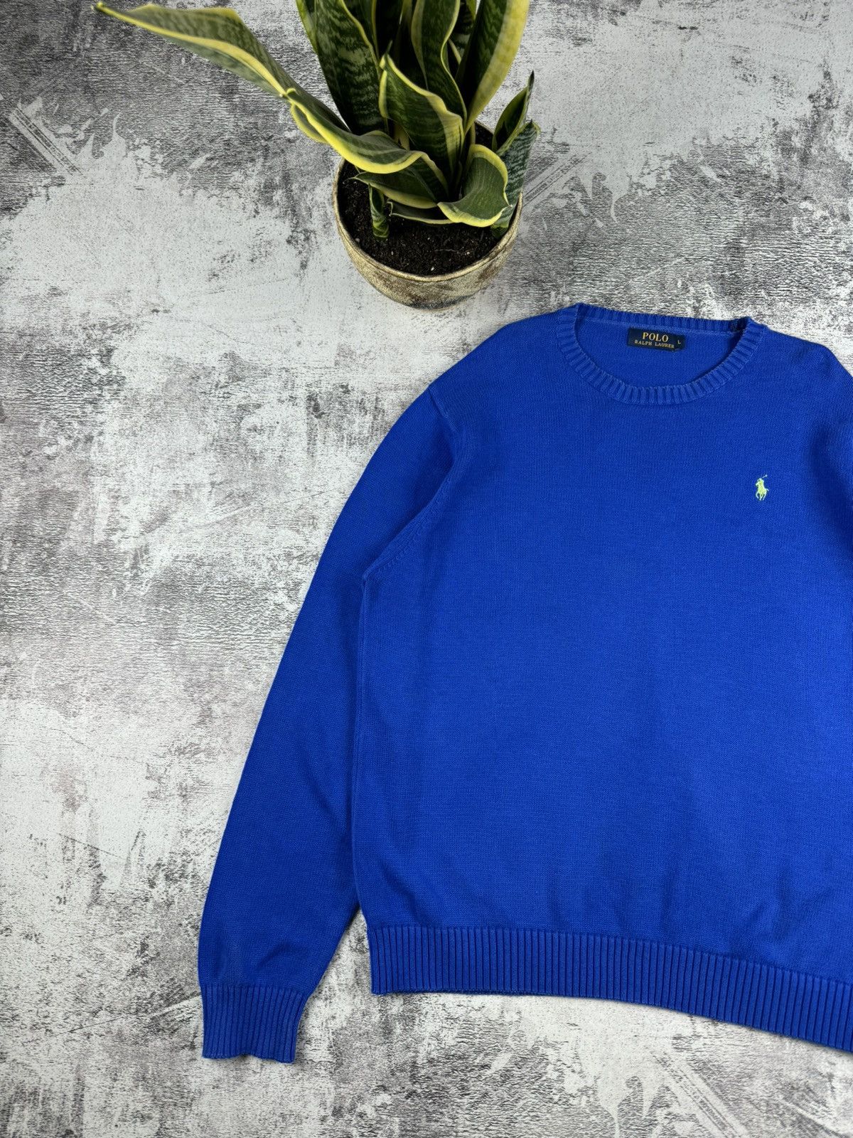 Polo Ralph Lauren Polo Ralph Lauren 90S Knited Old Money Men L Sweater Pullover Size US L / EU 52-54 / 3 - 2 Thumbnail