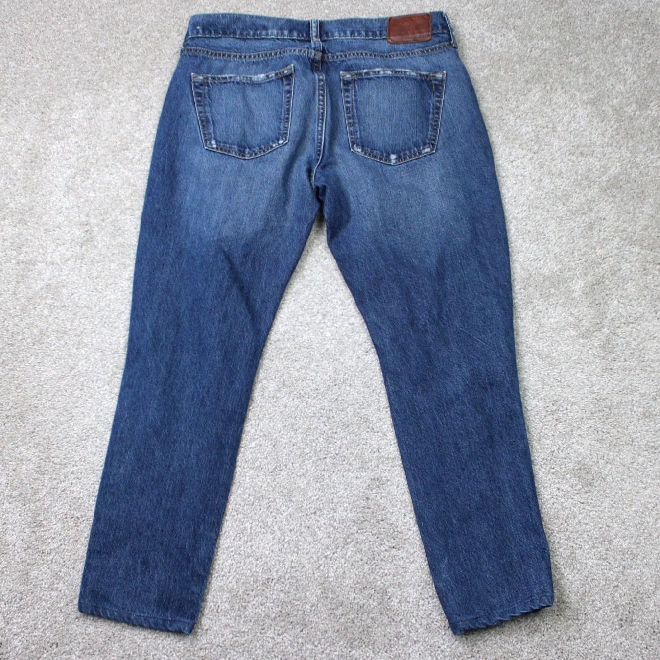 Abercrombie & Fitch Abercrombie & Fitch Jeans Mens 30x26 Blue Langdon Distressed Slim Fit Denim Shirt? Size US 30 / EU 46 - 5 Thumbnail
