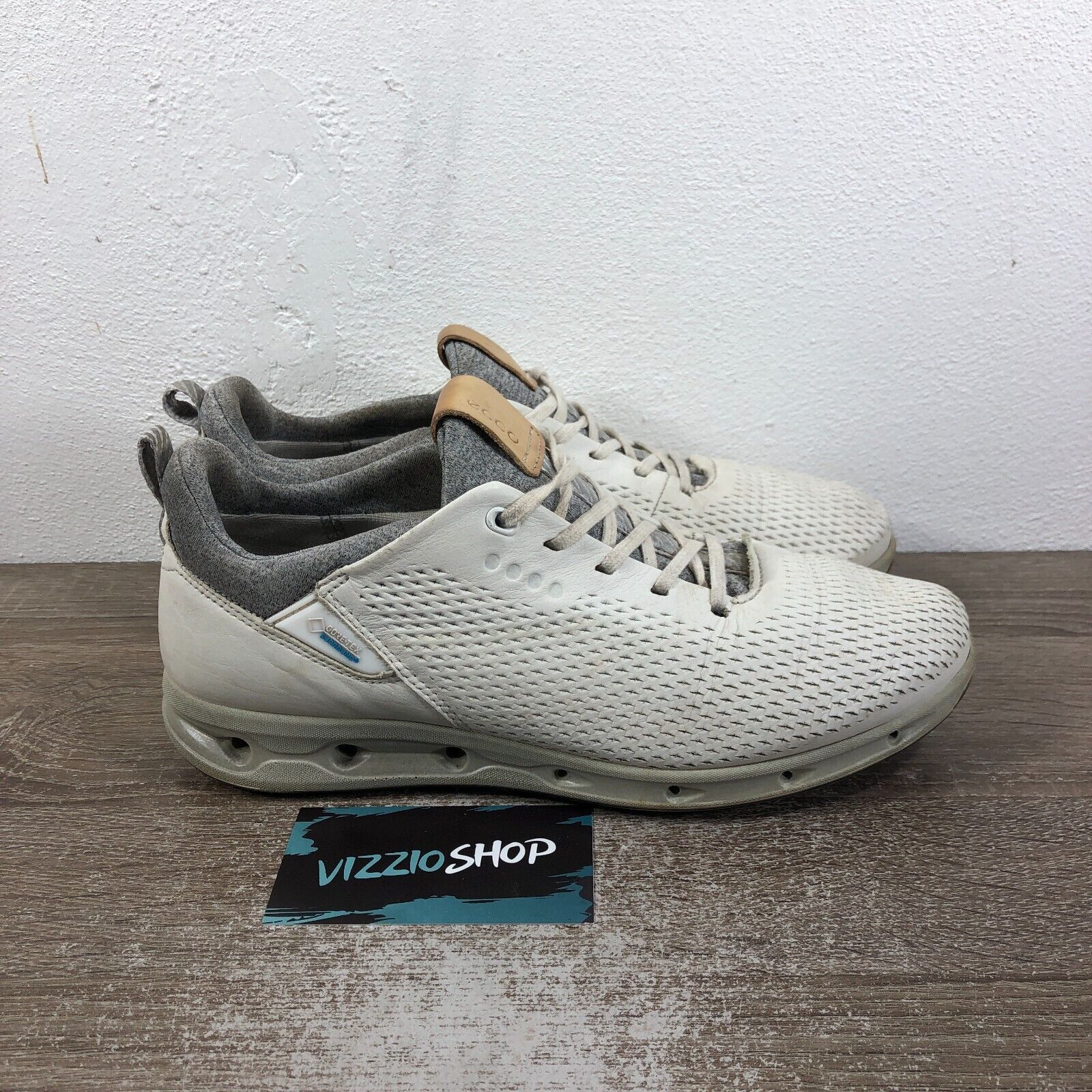 image of Ecco Cool Pro Gore-Tex Gtx Golf Shoes Women's 7/7.5 Eur 38 in White