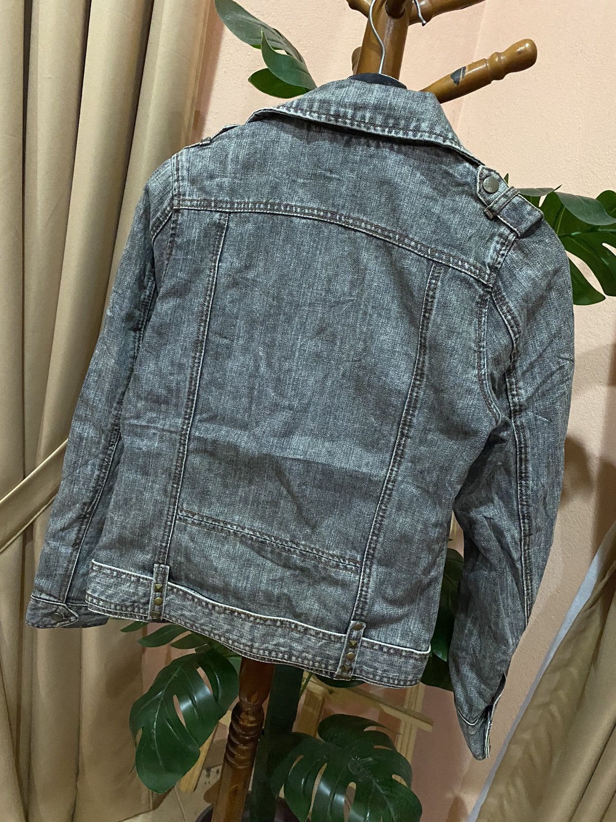 If Six Was Nine G-nals Vintage Denim Jacket with Leopard Print Lining Size XS / US 0-2 / IT 36-38 - 9 Thumbnail