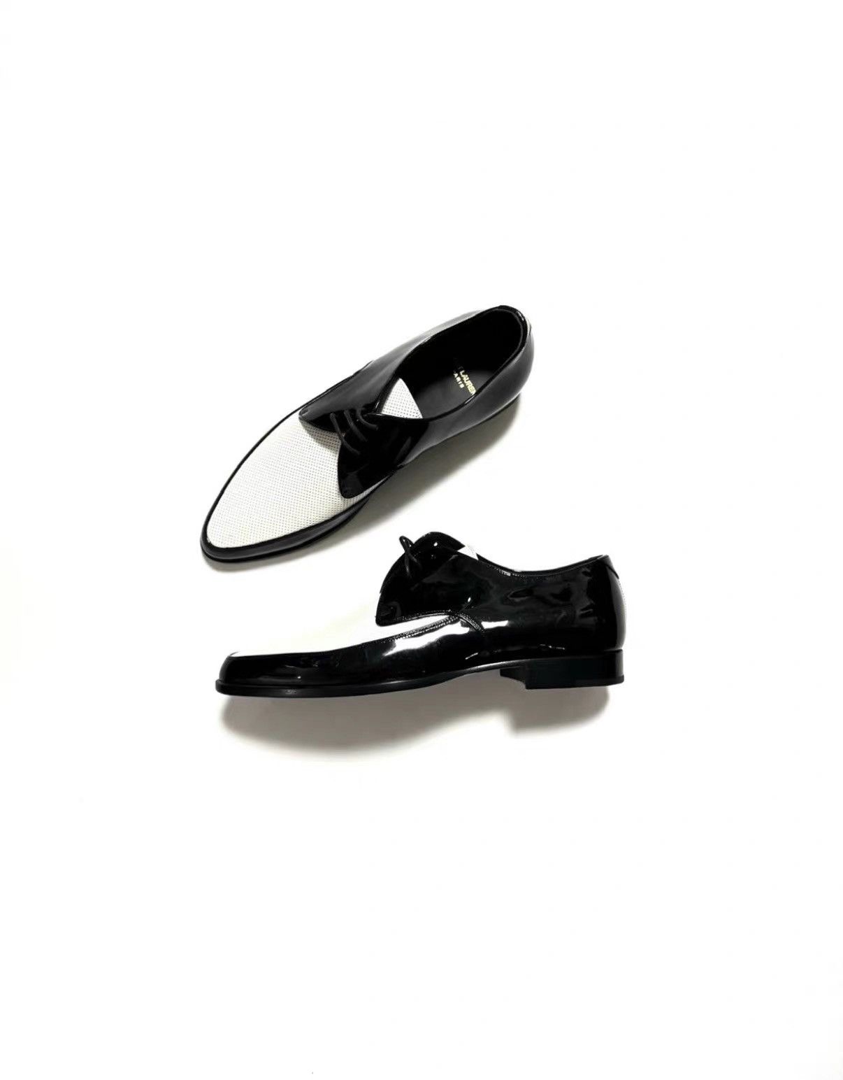 Saint Laurent Paris Saint Laurent Color-block Leather Shoes K33 Size US 7 / EU 40 - 2 Thumbnail