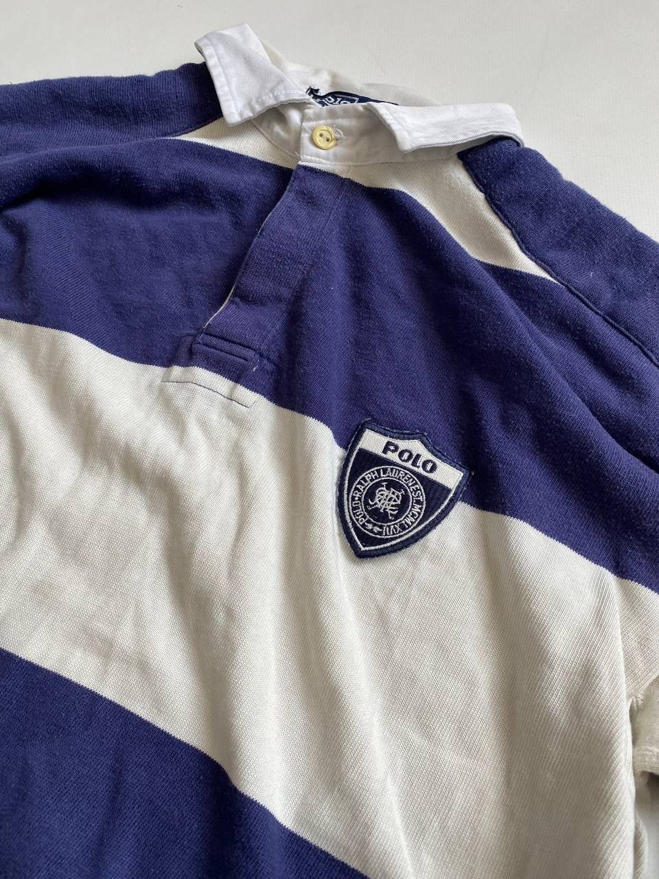 Polo Ralph Lauren × Vintage Vintage 90's Polo Ralph Lauren Regby Longsleve Cheef KEEF Size US L / EU 52-54 / 3 - 2 Thumbnail