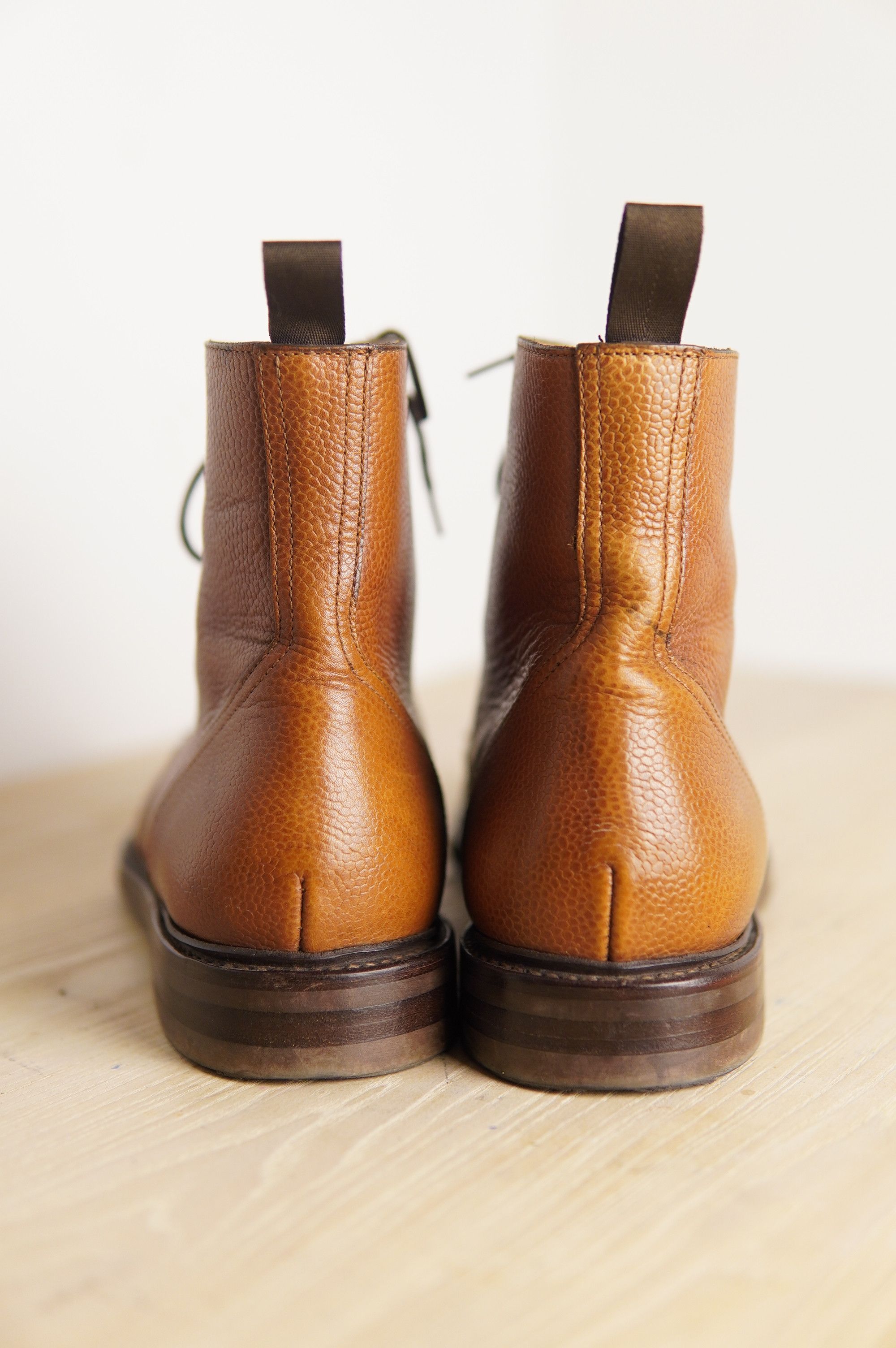 Alden RRP 330€ Asphalte Derby Boots Grain Leather Size US 13 / EU 46 - 8 Thumbnail