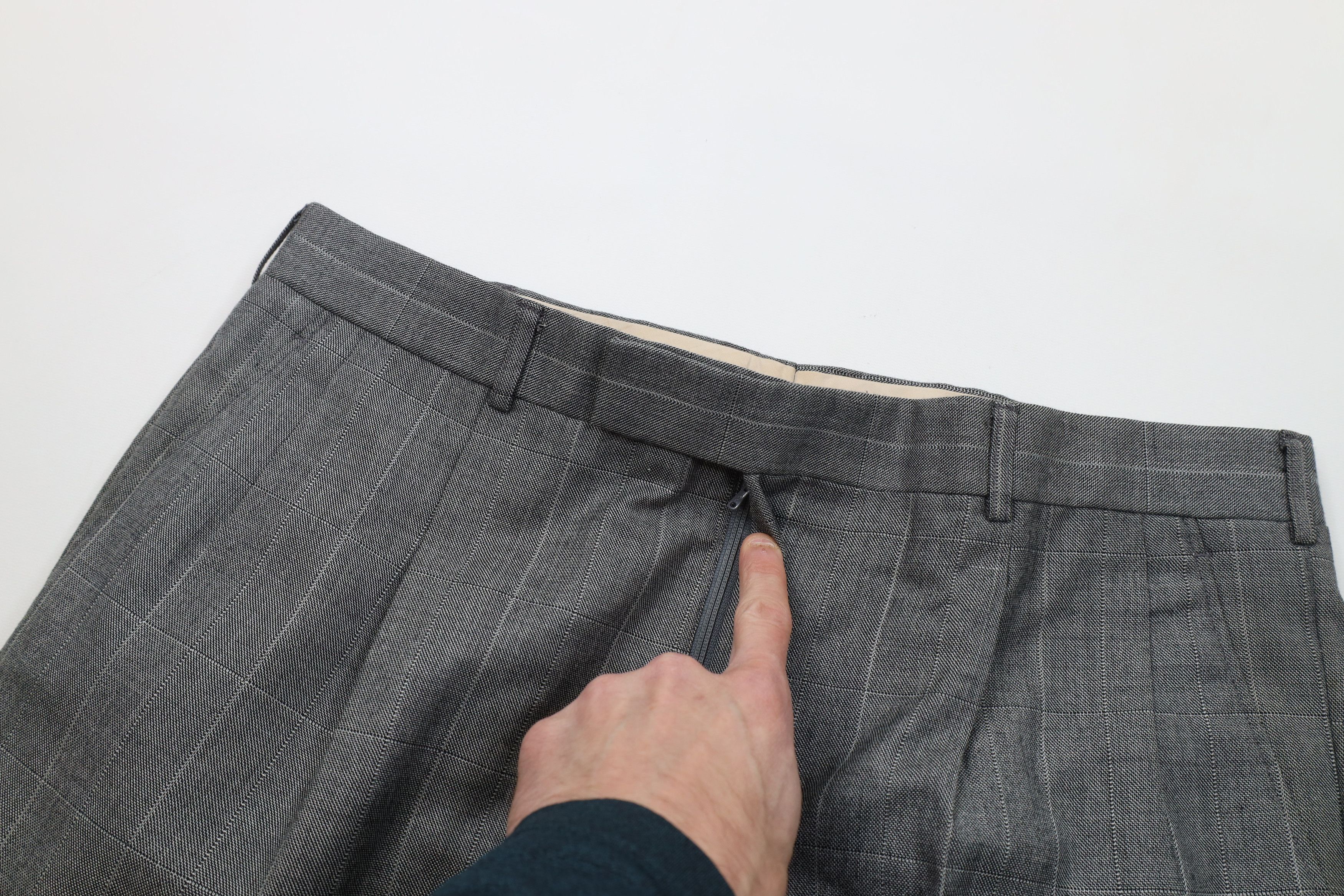 Vintage Vintage 70s Streetwear Flared Wide Leg Chino Pants Plaid USA Size US 36 / EU 52 - 8 Thumbnail