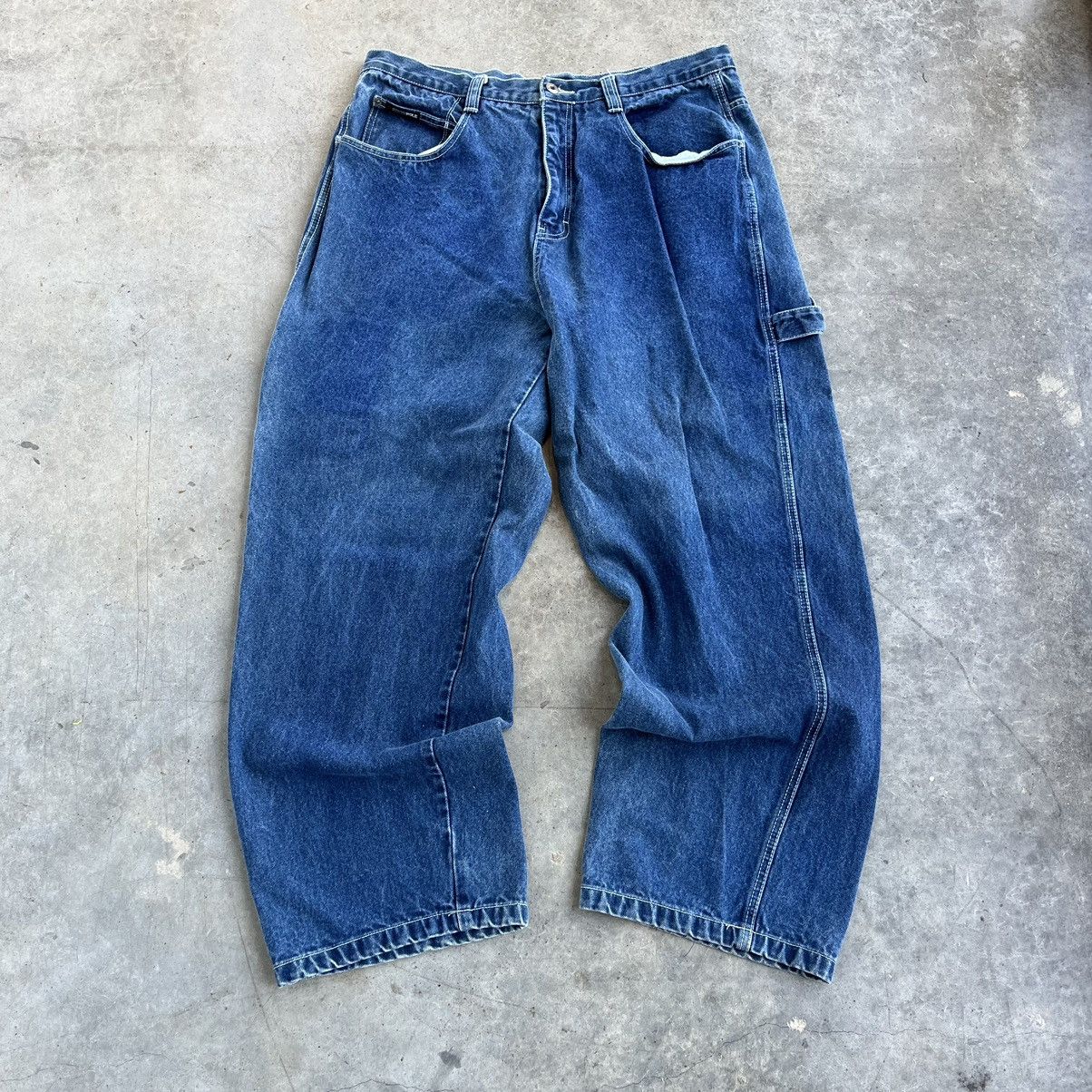 Southpole × Vintage Y2K SouthPole Baggy Carpenter Pants 40x32 Embroidered Size US 40 / EU 56 - 4 Thumbnail