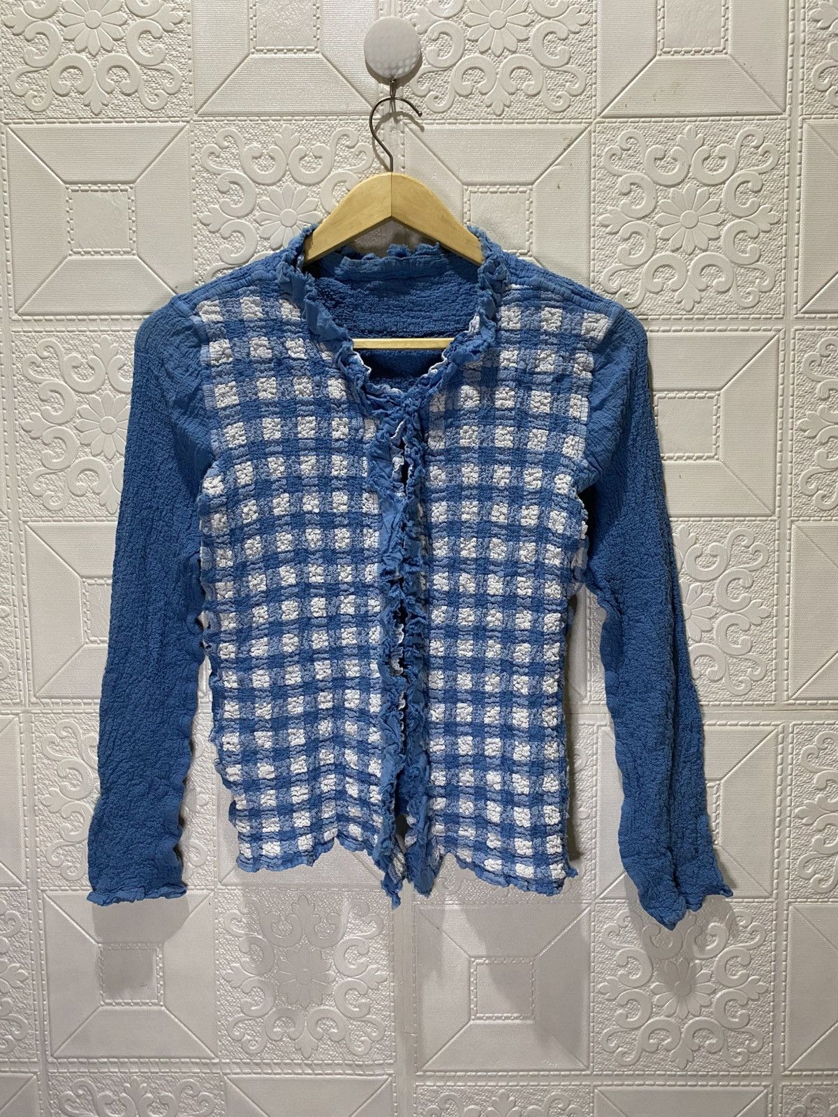 up商品(確認用) me ISSEYMIYAKE GINGHAM CHECK CAULIFLOWER Gingham Stripe