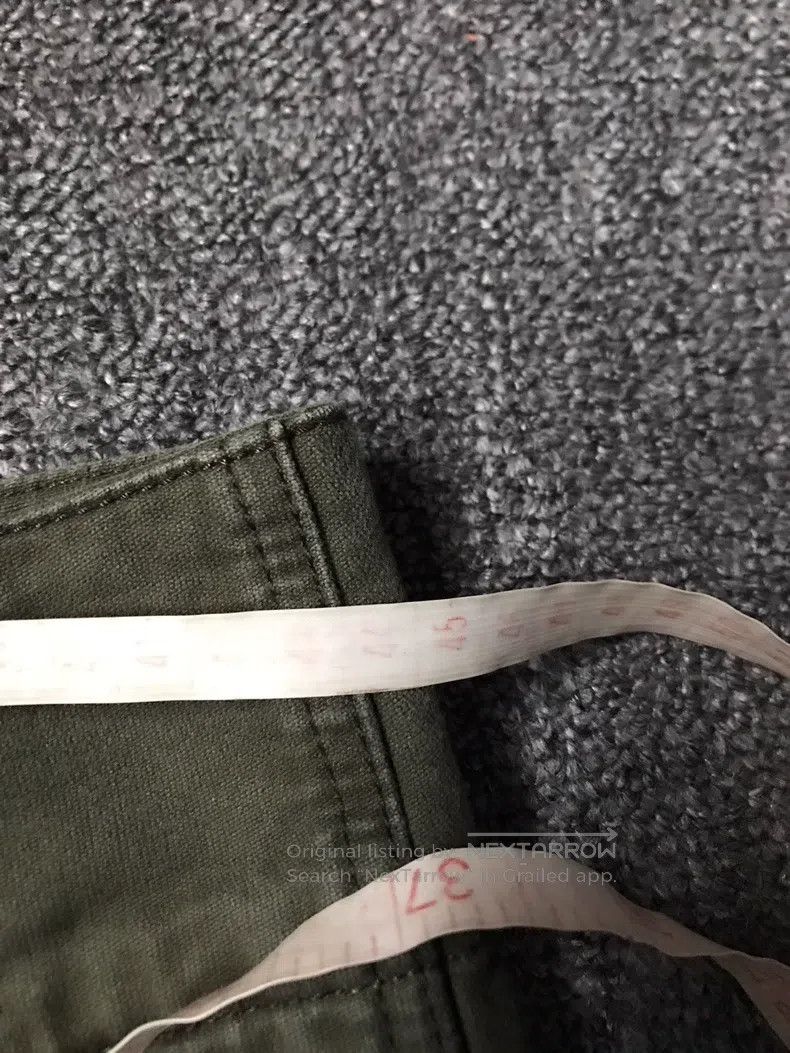 Loewe Loewe Casual pants, all-cotton material army green, asymme Size US 32 / EU 48 - 7 Thumbnail