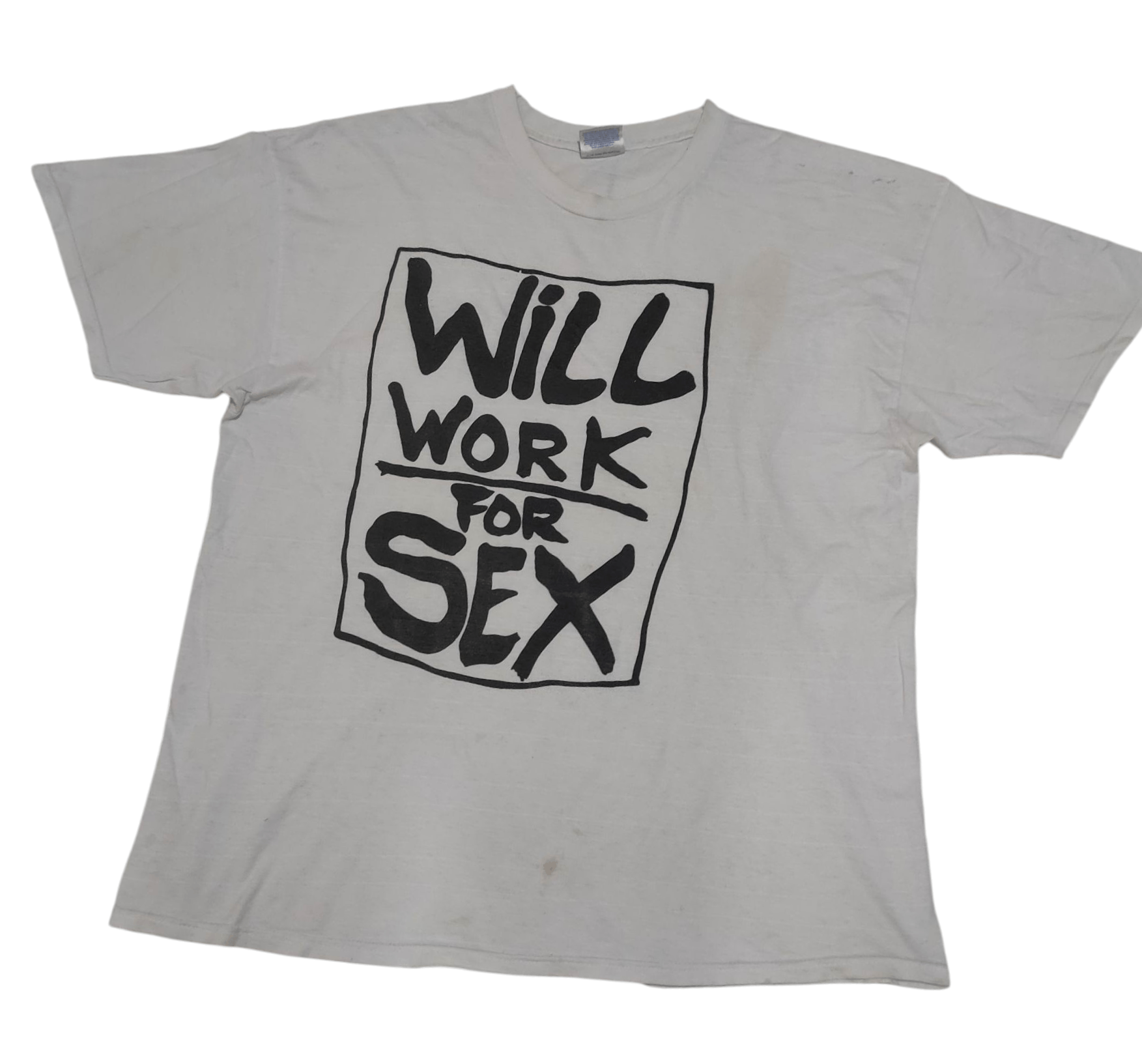 Band Tees Vintage will work for sex t shirt Size US XL / EU 56 / 4 - 1 Thumbnail