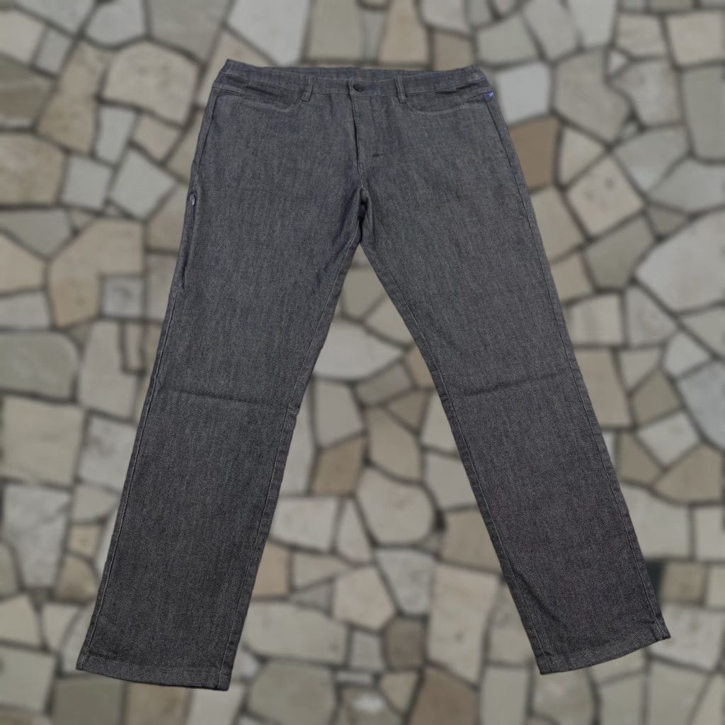 Vintage BYLT Performance Chino Pants Mens 38 Charcoal Gray Regular Fit Tapered Casual Golf Size US 38 / EU 54 - 1 Thumbnail