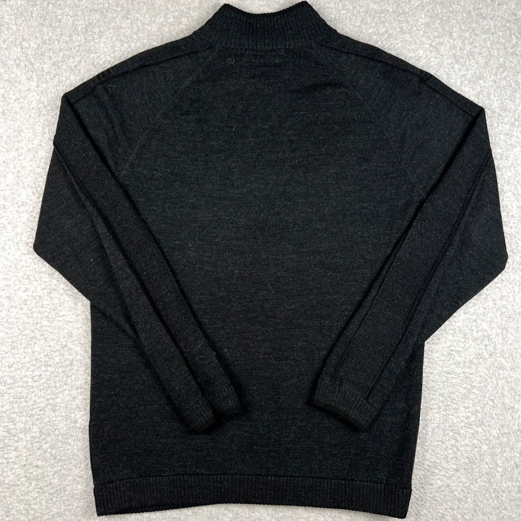 Smartwool Smartwool Merino Quarter Zip Sweater Pullover Medium Mens Black Hiking READ Size US M / EU 48-50 / 2 - 2 Thumbnail