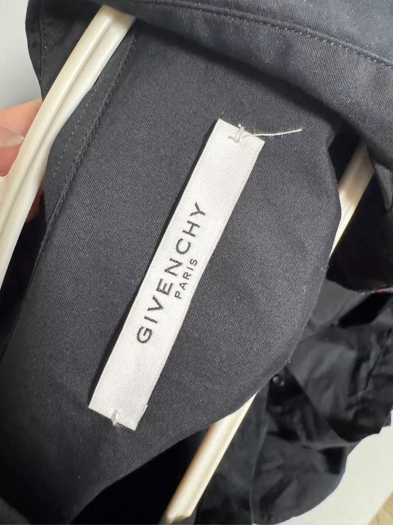 Givenchy Givenchy Size38 Black Men's Shirt, Classic Style with Red a Size US M / EU 48-50 / 2 - 3 Thumbnail