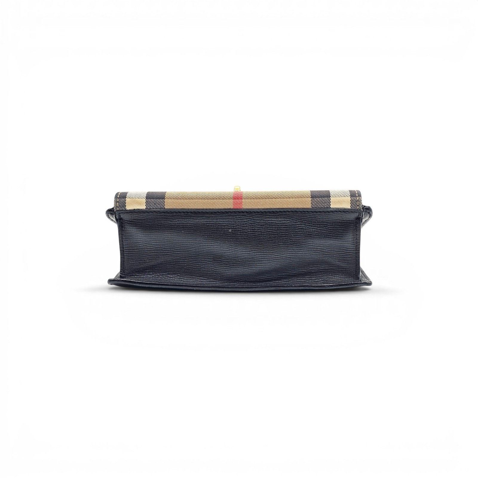 Burberry Small Macken House Check Leather Crossbody Bag in Black Size ONE SIZE - 3 Thumbnail