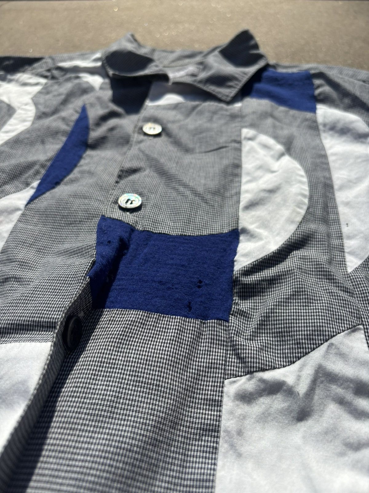 Comme des Garcons CDG HOMME MULTI CIRCLE SHIRT AD2002 SS2002 - FITS LARGE Size US L / EU 52-54 / 3 - 3 Thumbnail