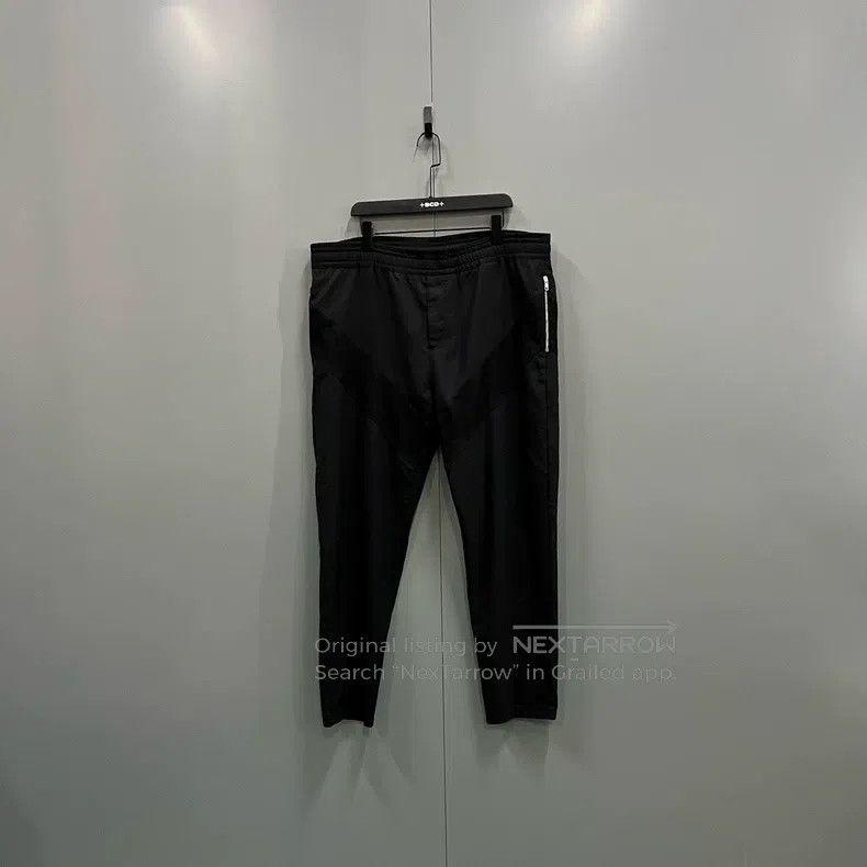 Givenchy Givenchy Size54 Black Patchwork Elastic Waist Long Pants Size US 30 / EU 46 - 1 Thumbnail