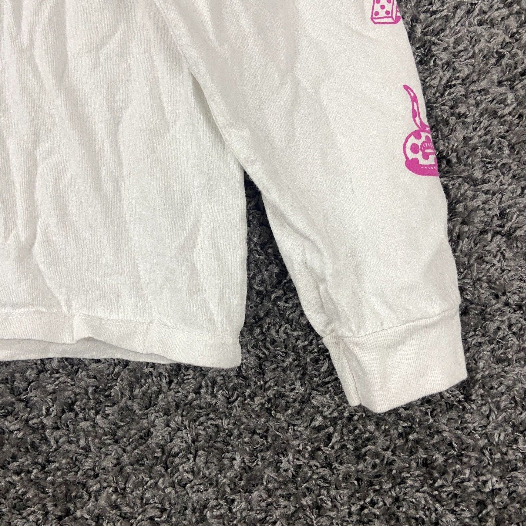 Obey OBEY Long Sleeve T Shirt Adult Large White Mens Size US L / EU 52-54 / 3 - 2 Thumbnail