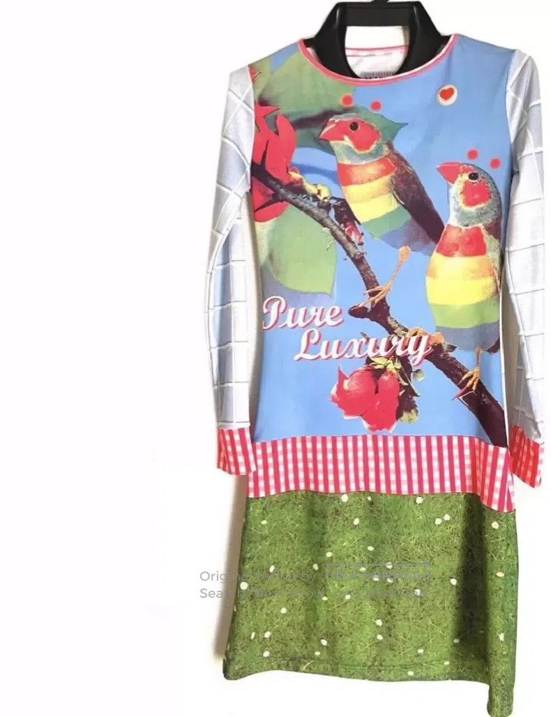 Walter Van Beirendonck Walter Van Beirendonck Parrot dress 1997ss Size XS / US 0-2 / IT 36-38 - 2 Thumbnail