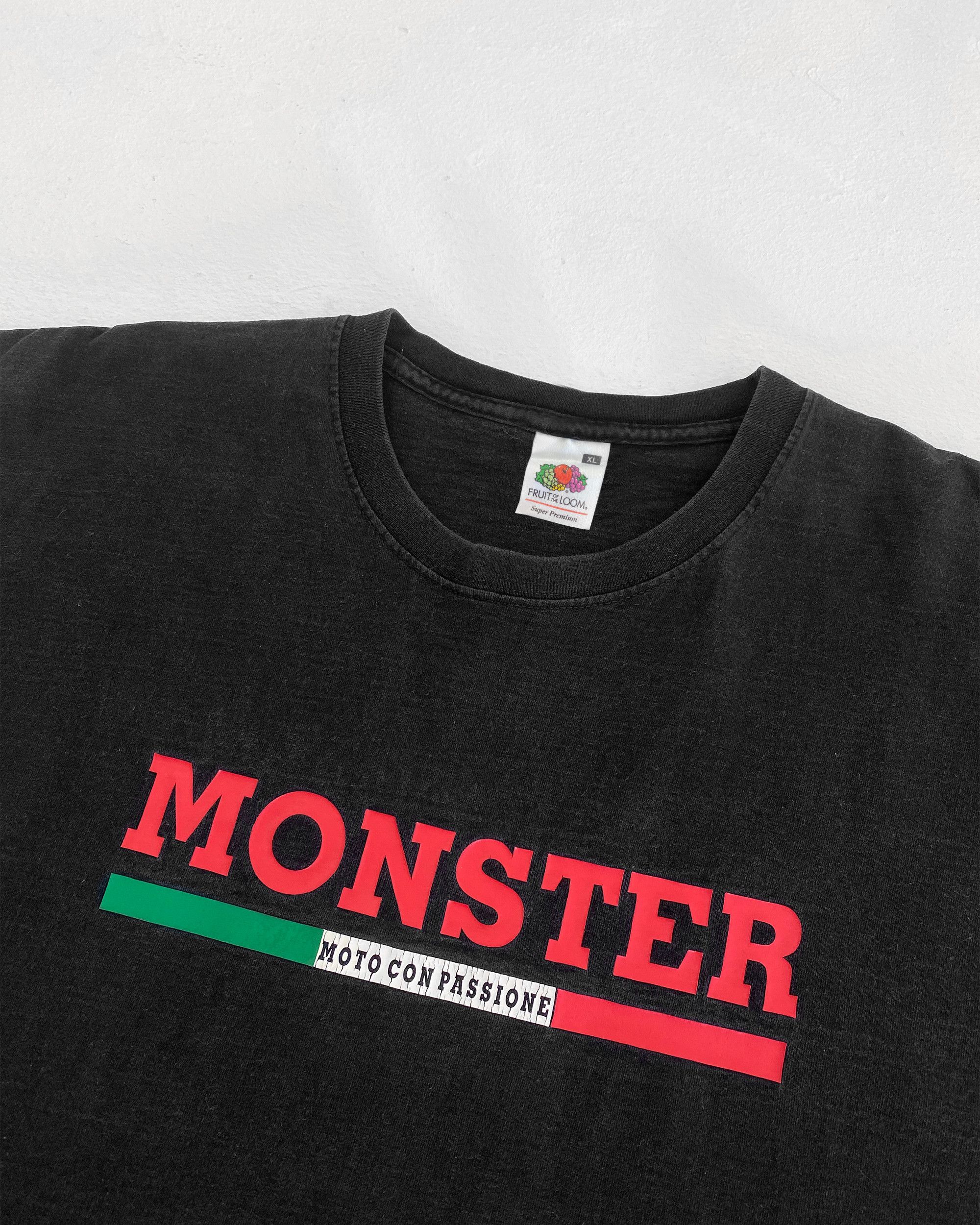 Vintage 2000s Monster Motorcycle T-Shirt Size US XL / EU 56 / 4 - 3 Thumbnail