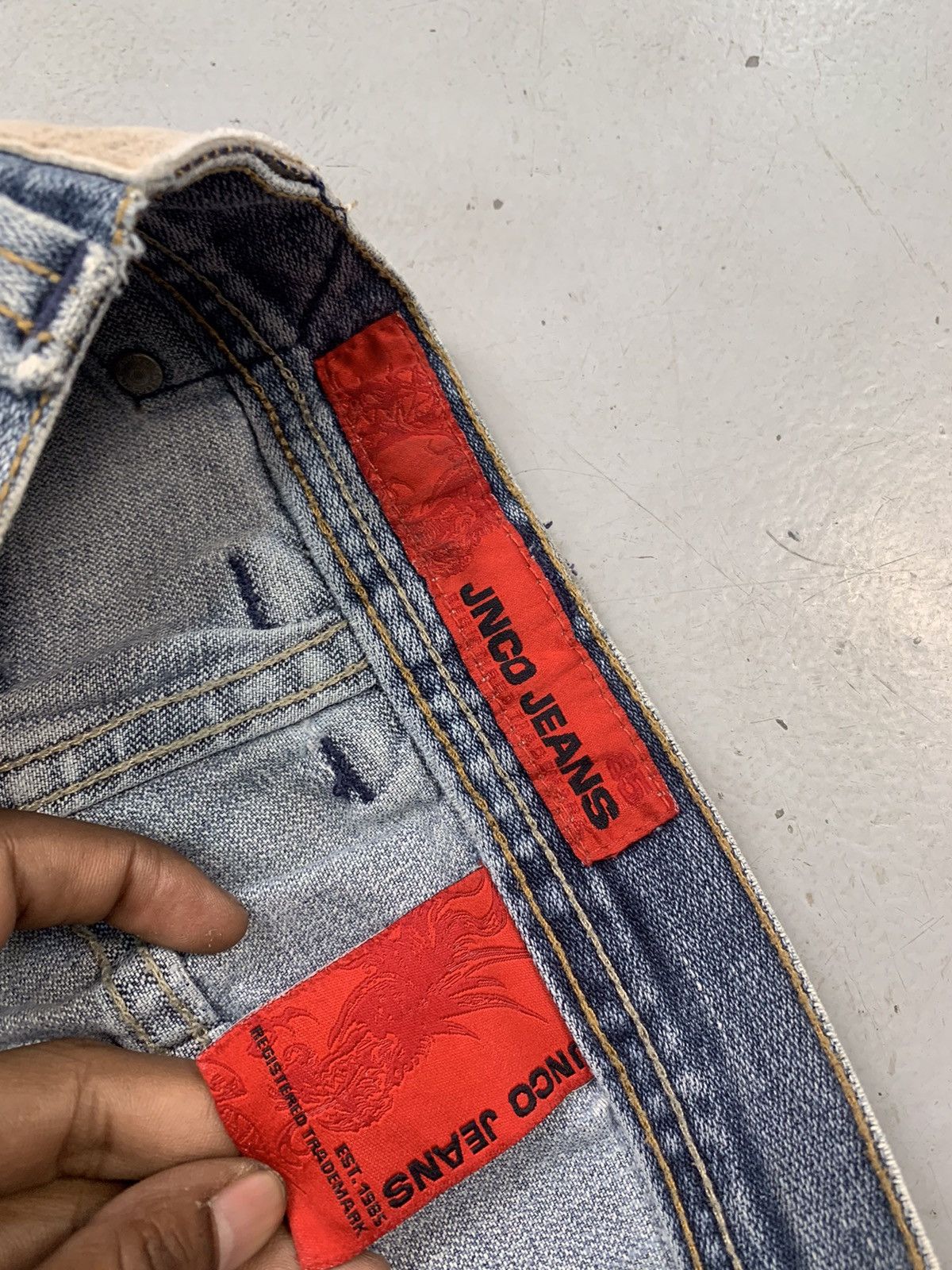 JNCO Vintage jnco crown baggy denim Size US 30 / EU 46 - 8 Thumbnail