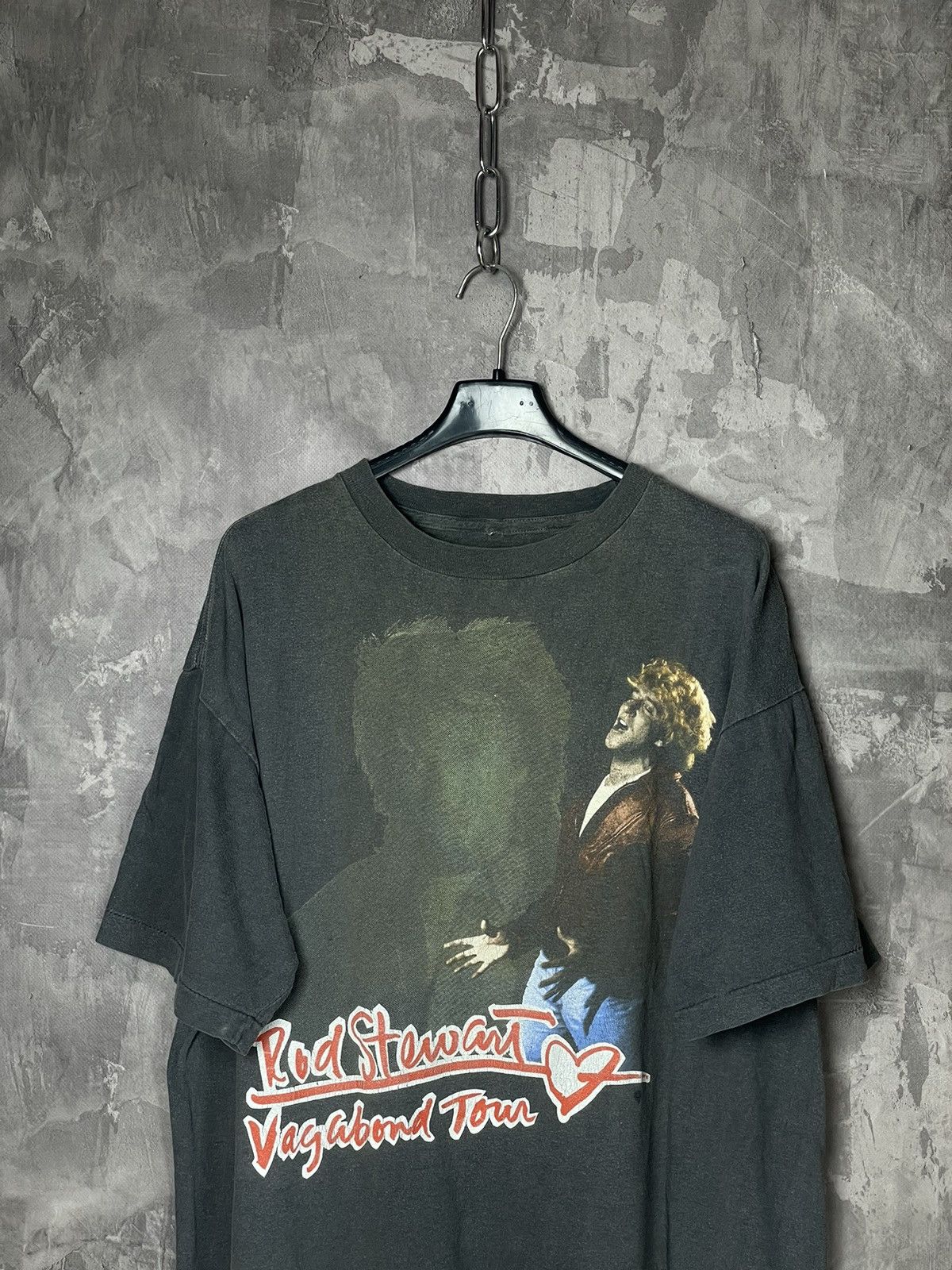 Band Tees × Vintage Vintage 90s Rod Stewart Tour Oversize T-shirt Size US L / EU 52-54 / 3 - 3 Thumbnail