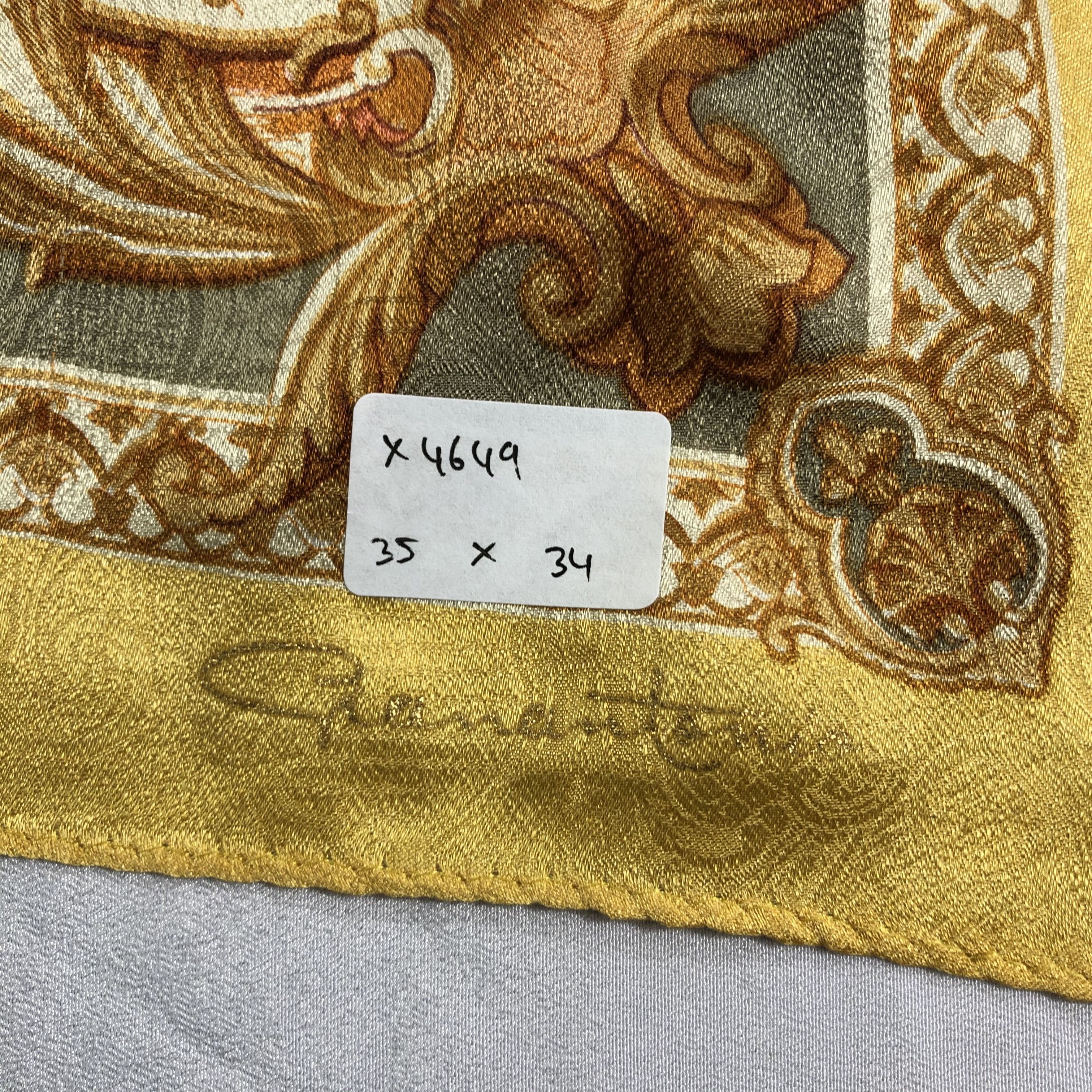 Vintage Vintage Silk Scarf Size ONE SIZE - 7 Thumbnail
